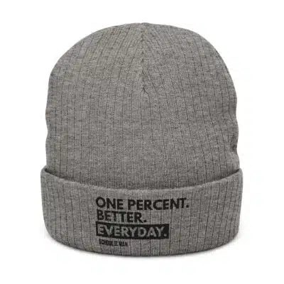 Ribbed Knit Beanie (Embroidery)