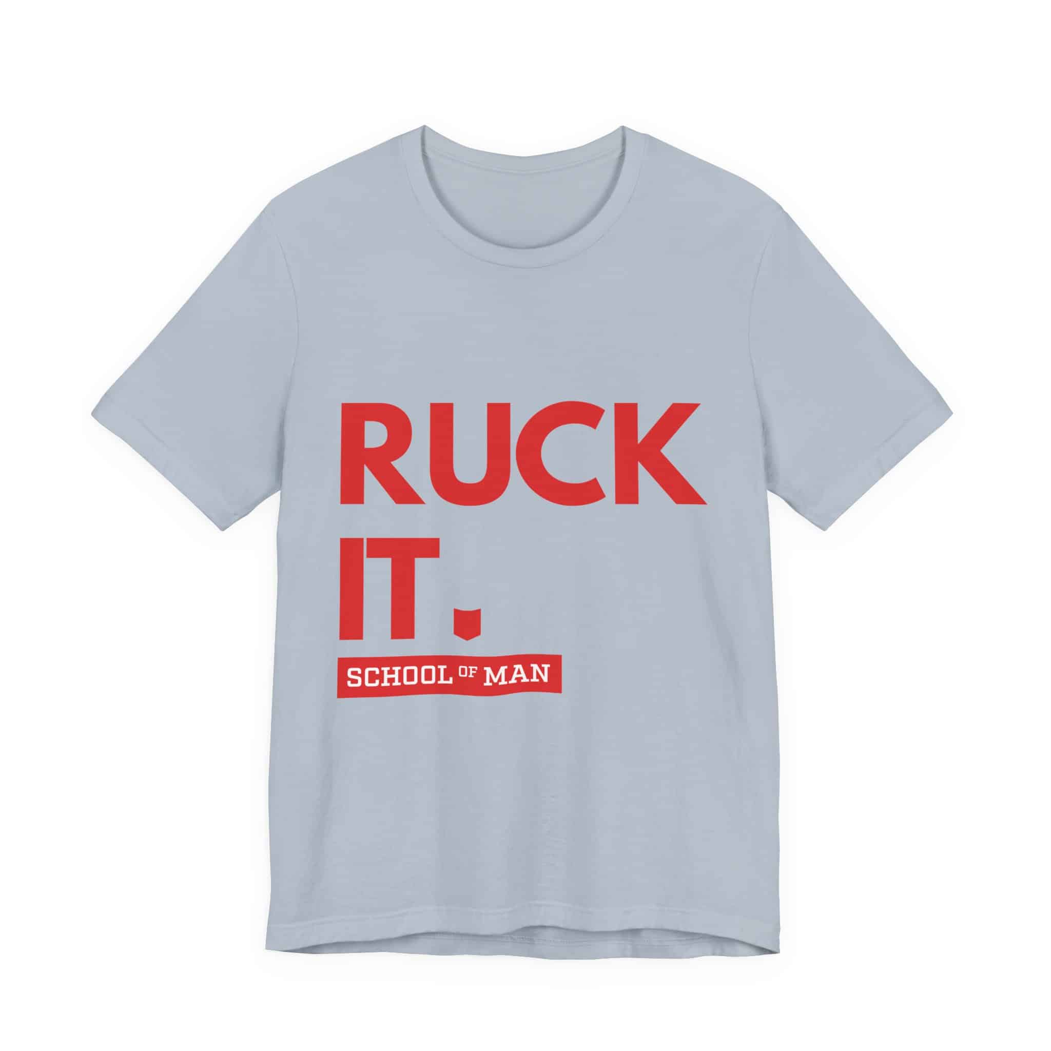Ruck It School of Man T-Shirt | Military Rucking Fitness Tee - Image 33