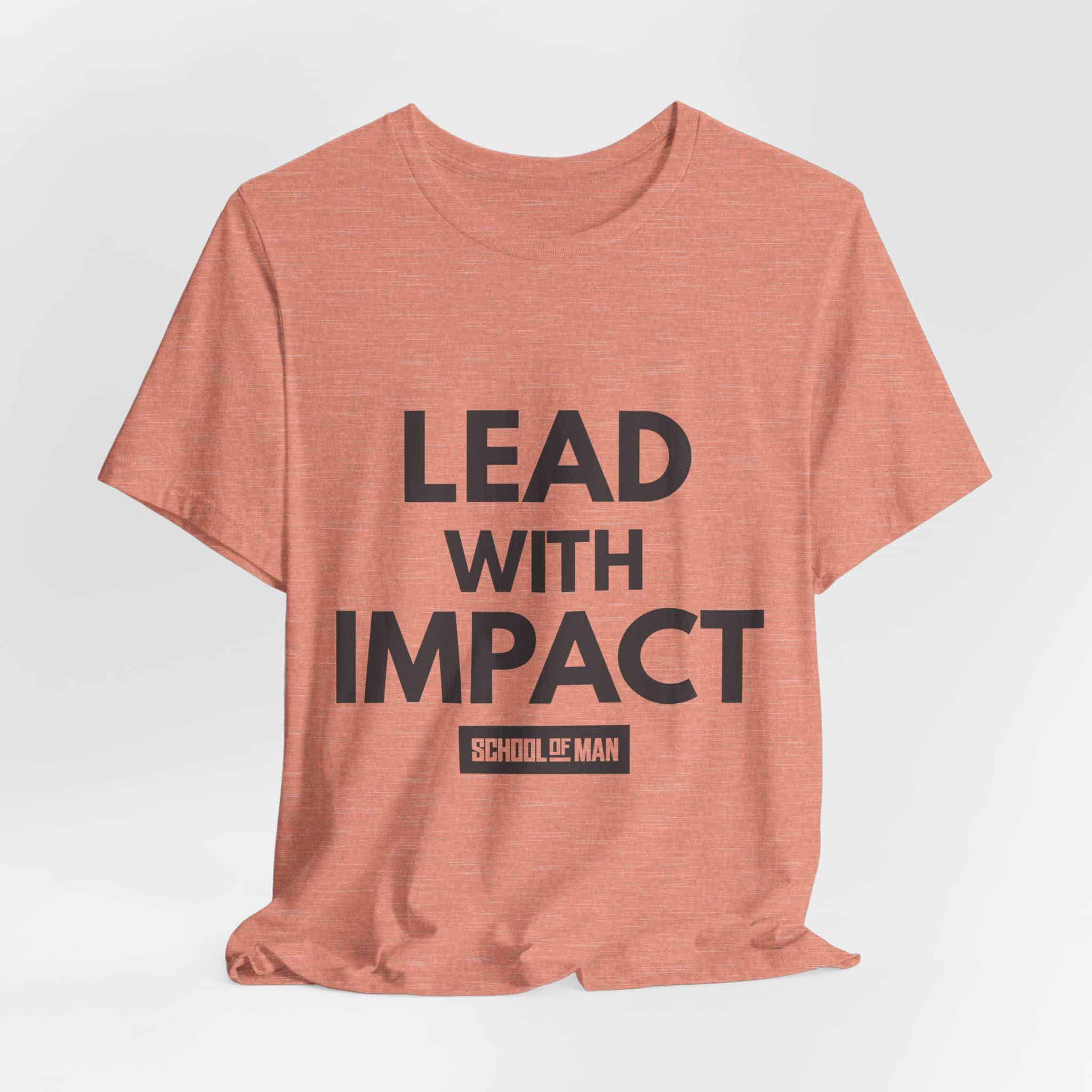 Lead With Impact T-Shirt | Bold Motivational Typography - Image 8