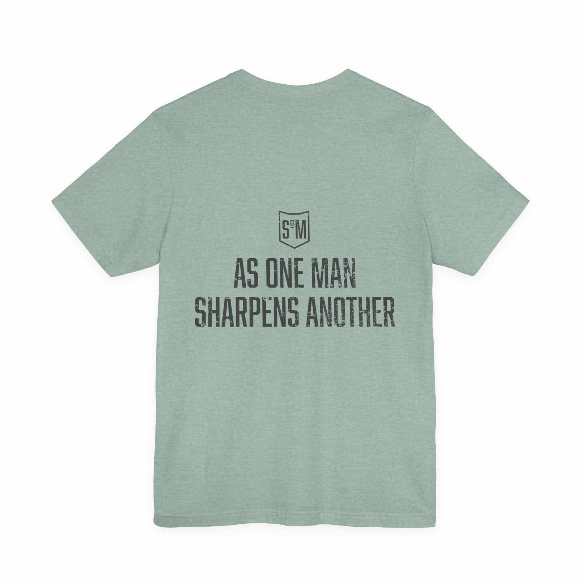 Iron Sharpens Iron T-Shirt | As One Man Sharpens Another, Faith-Based Tee - Image 26