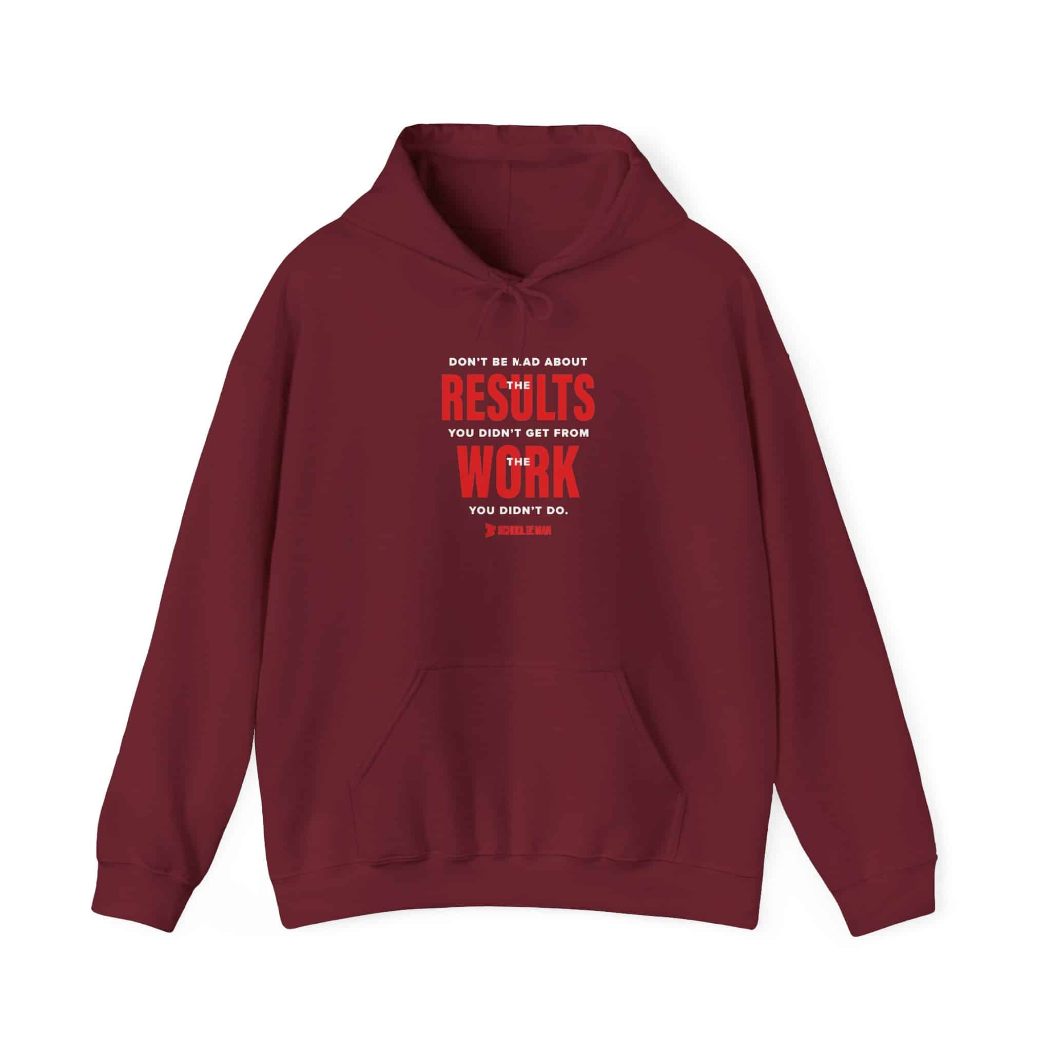 Results Over Excuses Hoodie — Motivational Work Quote Pullover - Image 25