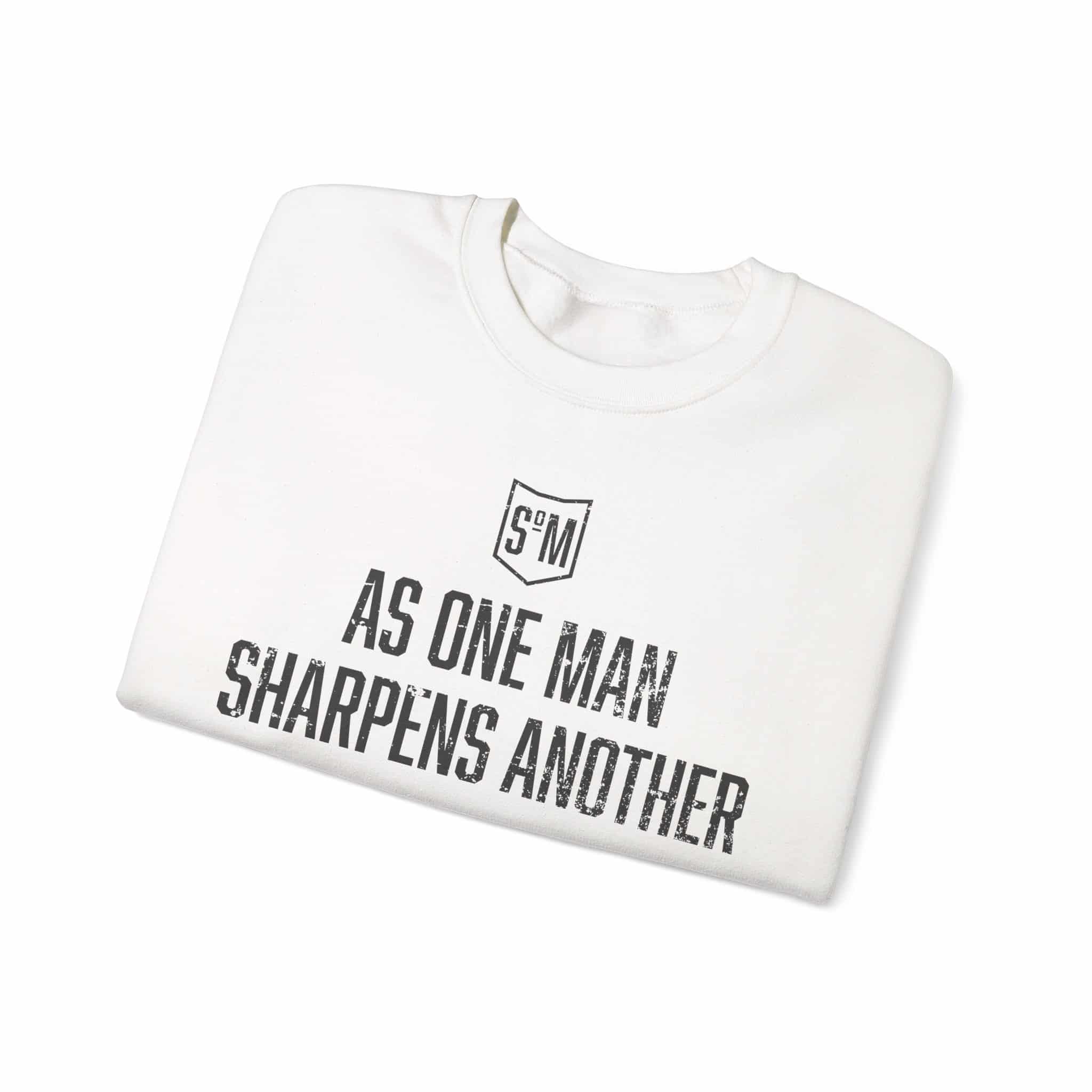 As One Man Sharpens Another Crewneck Sweatshirt - Image 3