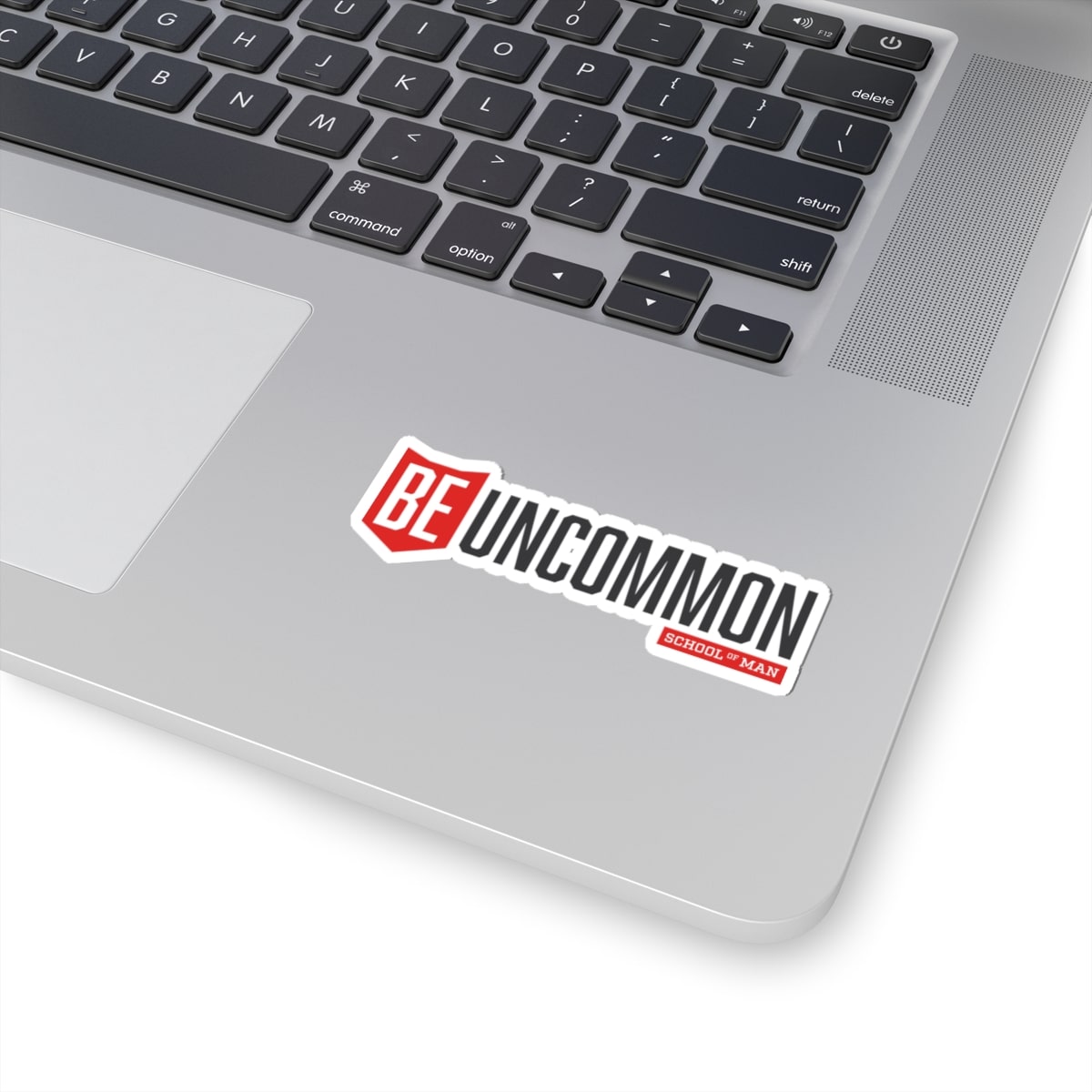 Be Uncommon - Kiss-Cut Sticker (School of Man Logo) - Image 2