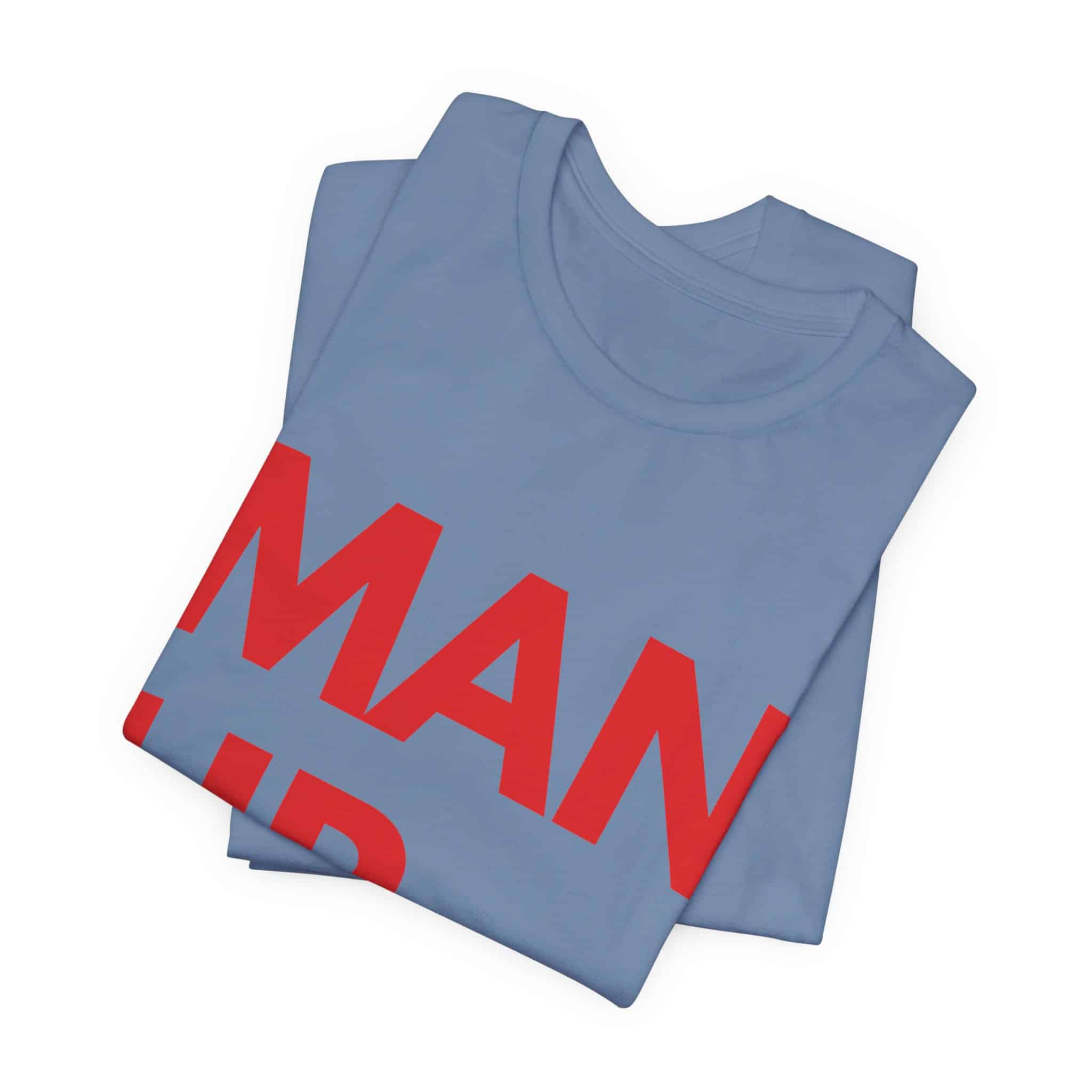 Man Up School of Man Tee | Masculine Typography Shirt - Image 51