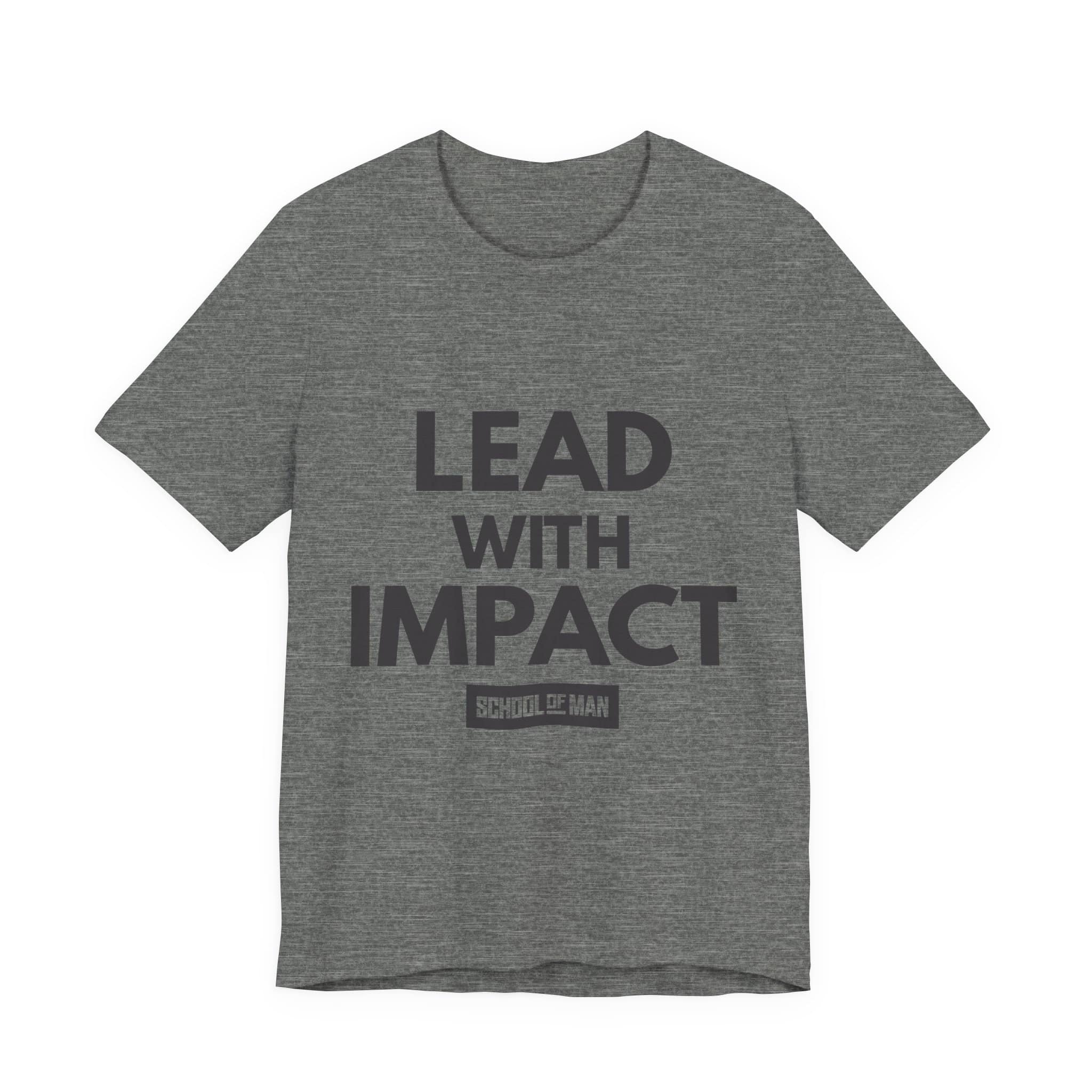 Lead With Impact T-Shirt | Bold Motivational Typography - Image 13