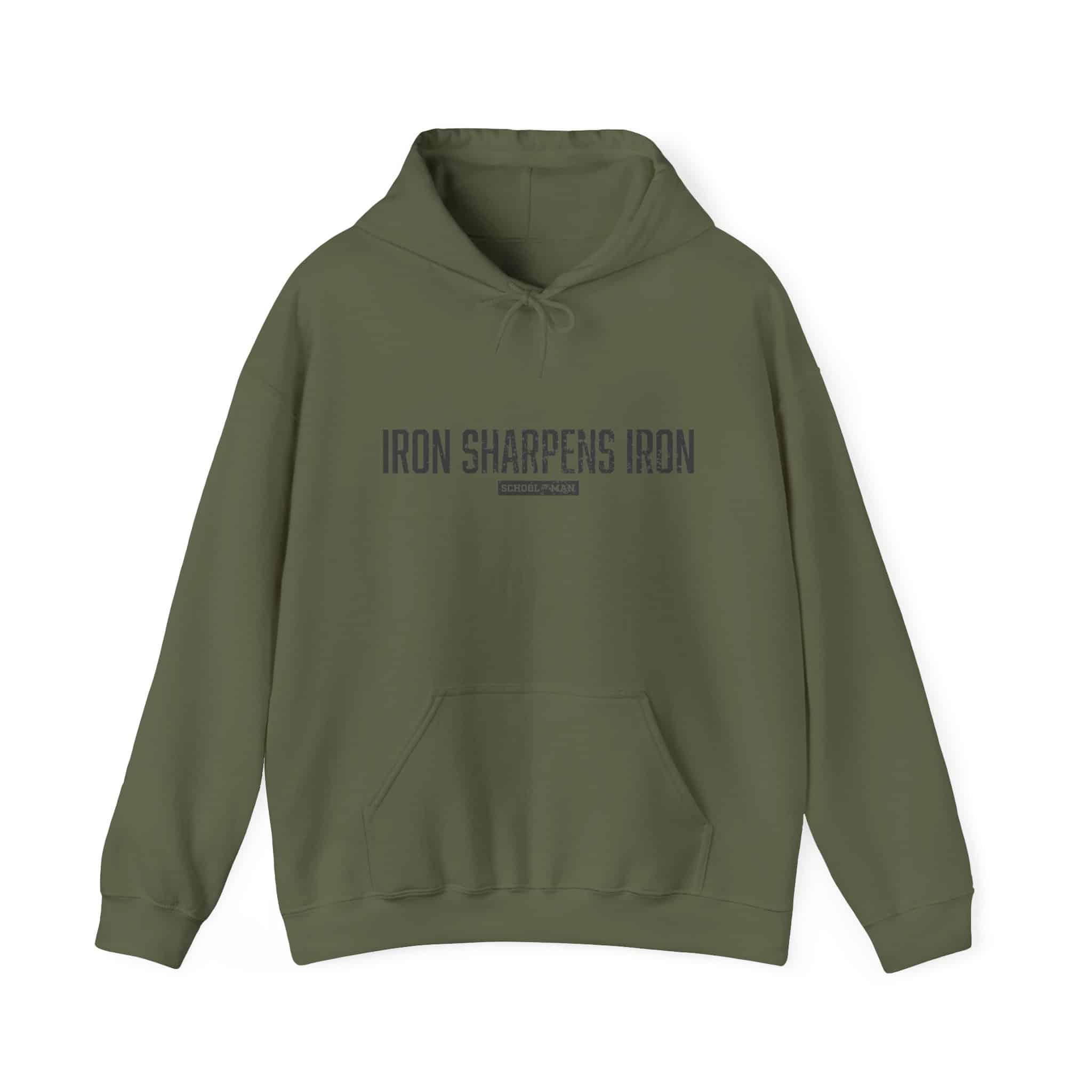 Iron Sharpens Iron Hoodie — Motivational Christian Faith Pullover - Image 19
