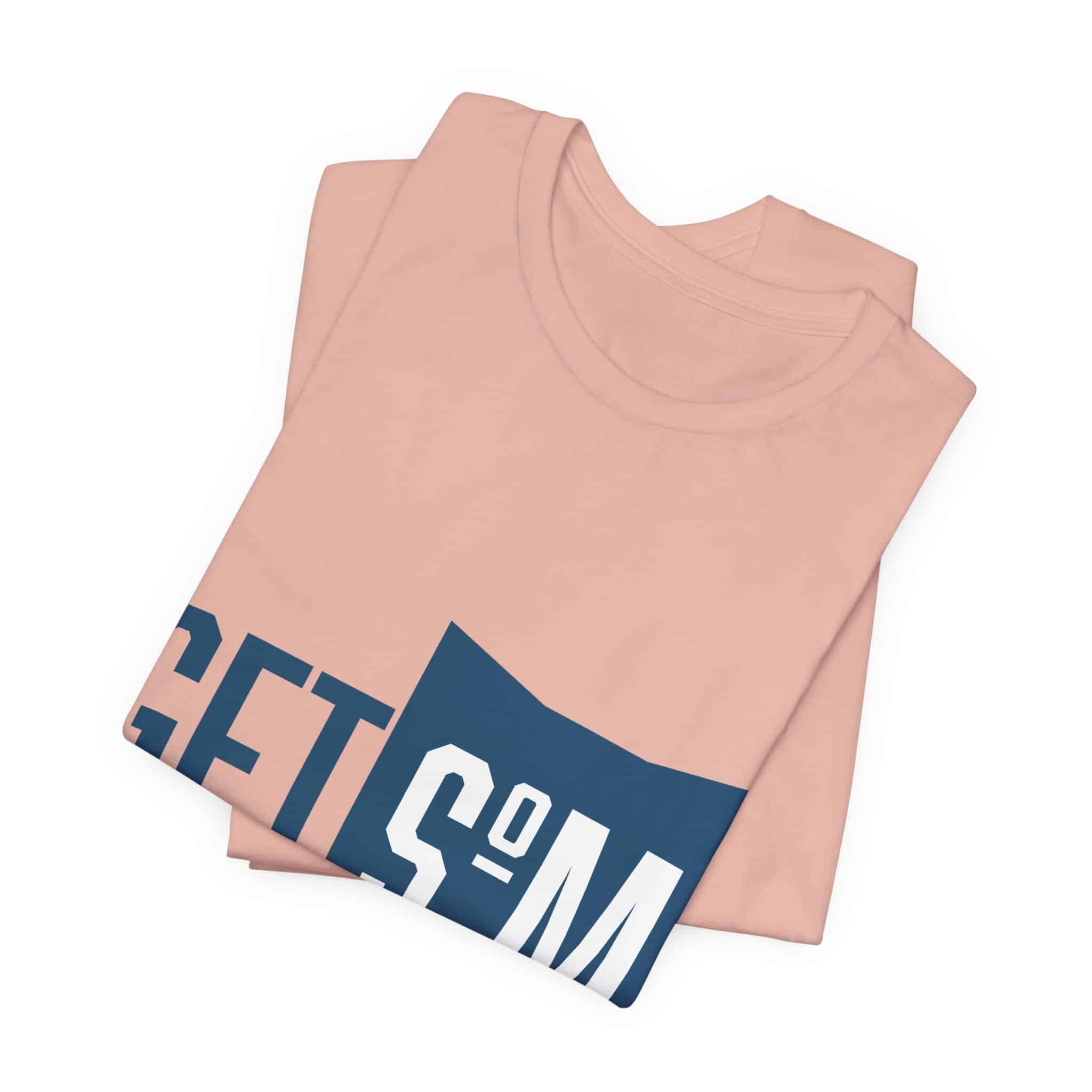 Get Some Shield logo T-Shirt | Retro Typographic School Man Tee - Image 7