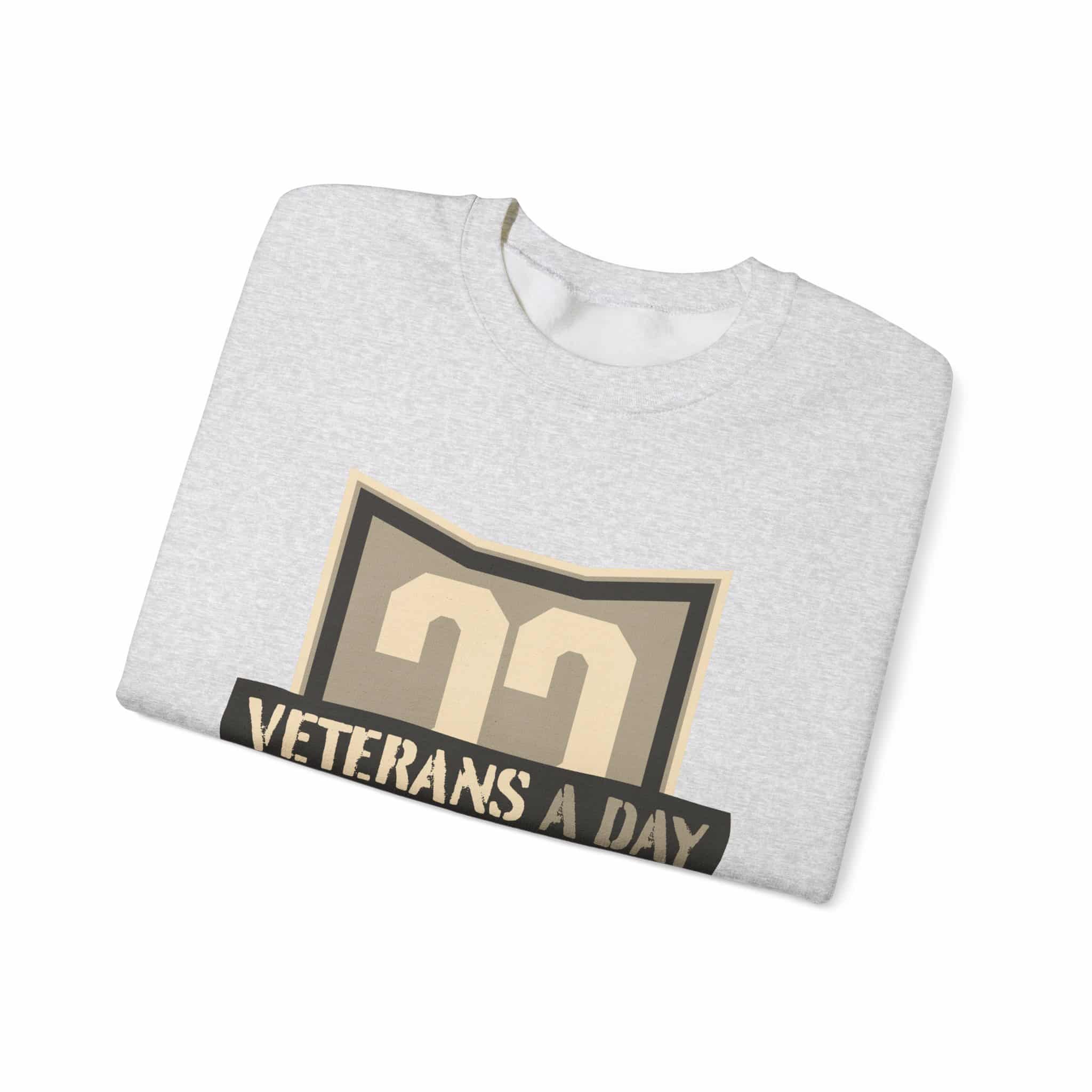 Veterans Day Shield Crewneck Sweatshirt — "Veterans A Day" Tribute - Image 9