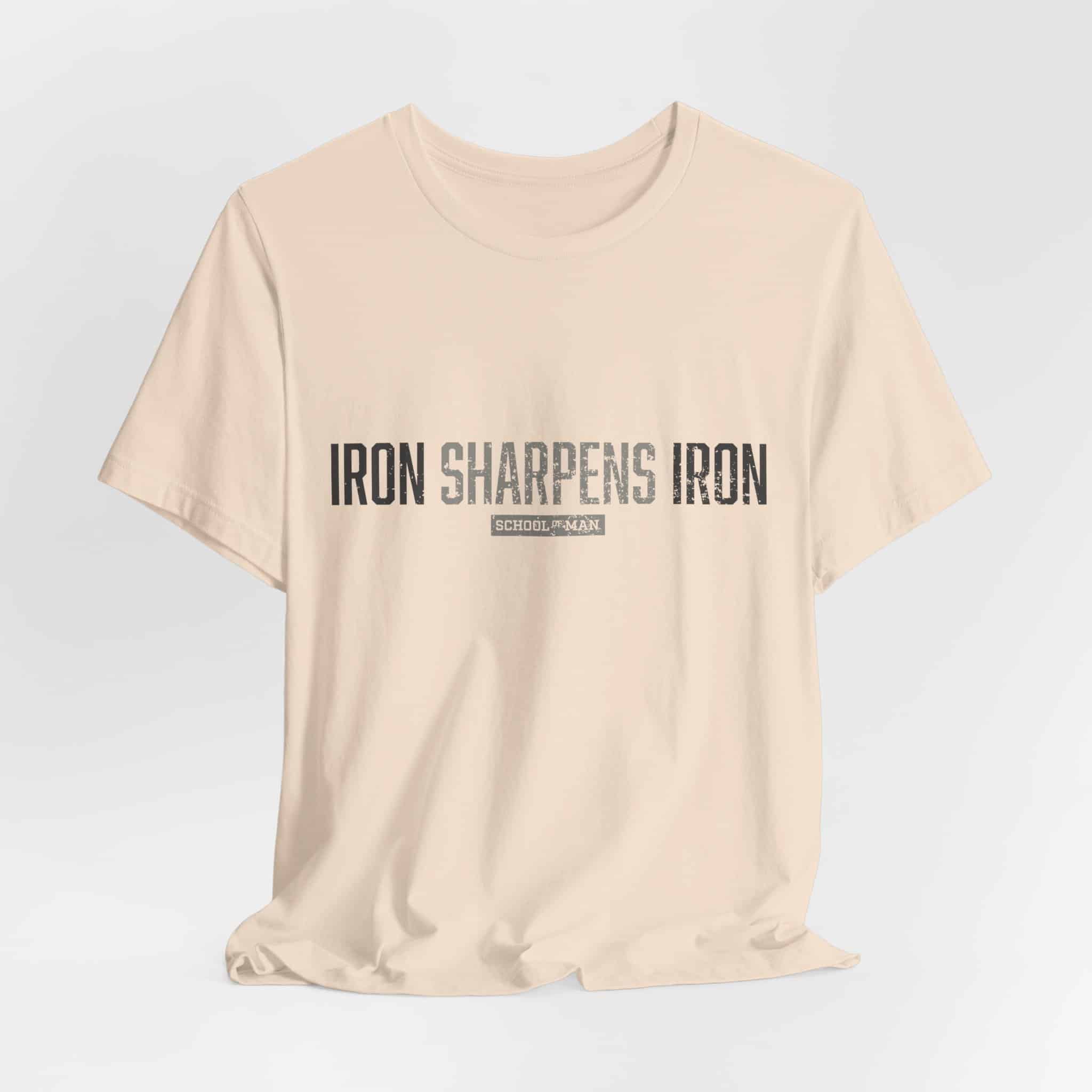Iron Sharpens Iron T-Shirt | As One Man Sharpens Another, Faith-Based Tee - Image 12