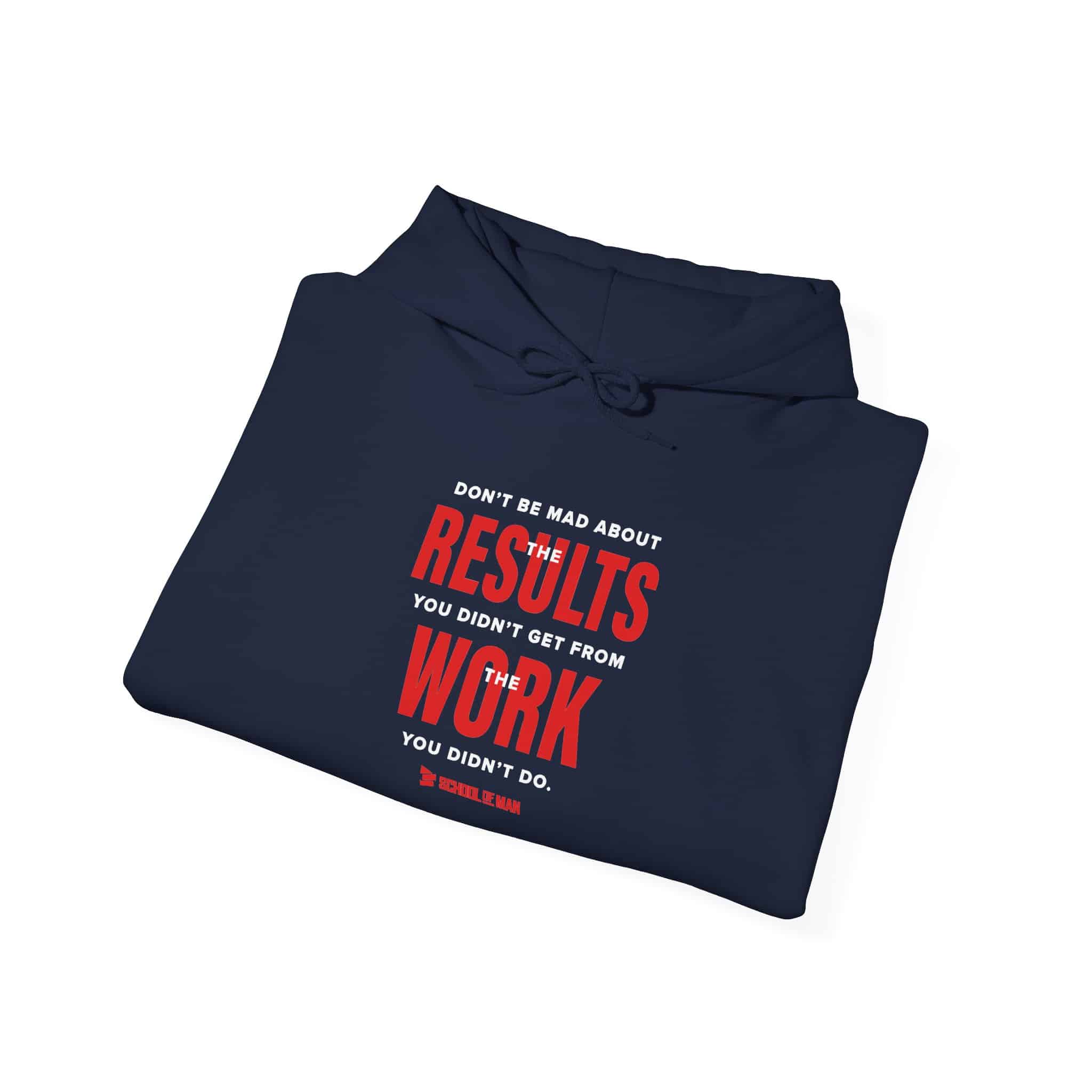 Results Over Excuses Hoodie — Motivational Work Quote Pullover - Image 22