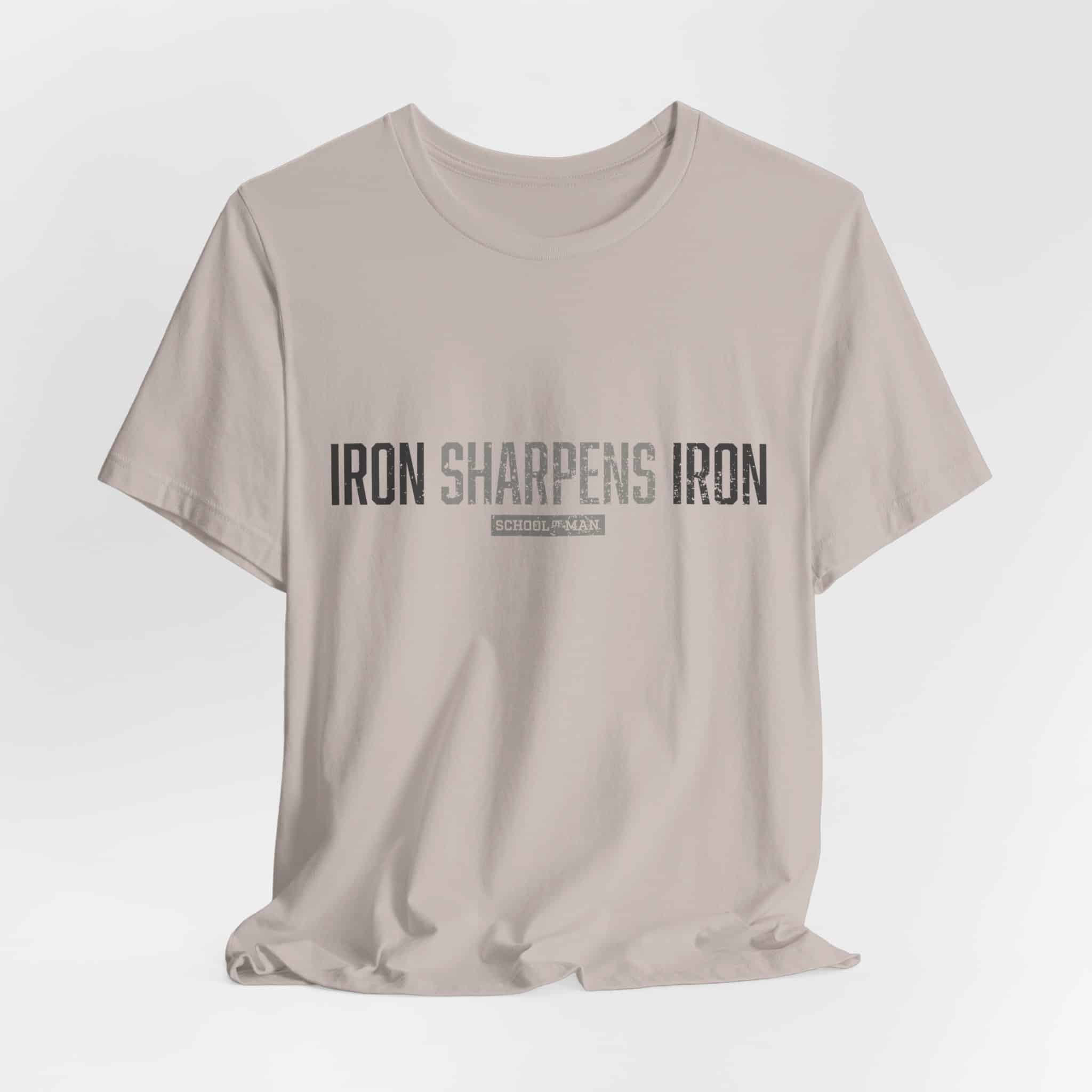 Iron Sharpens Iron T-Shirt | As One Man Sharpens Another, Faith-Based Tee - Image 20
