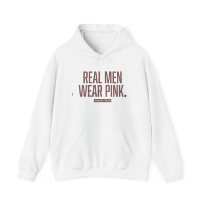 Hoodie — "Real Men Wear Pink" Graphic Pullover