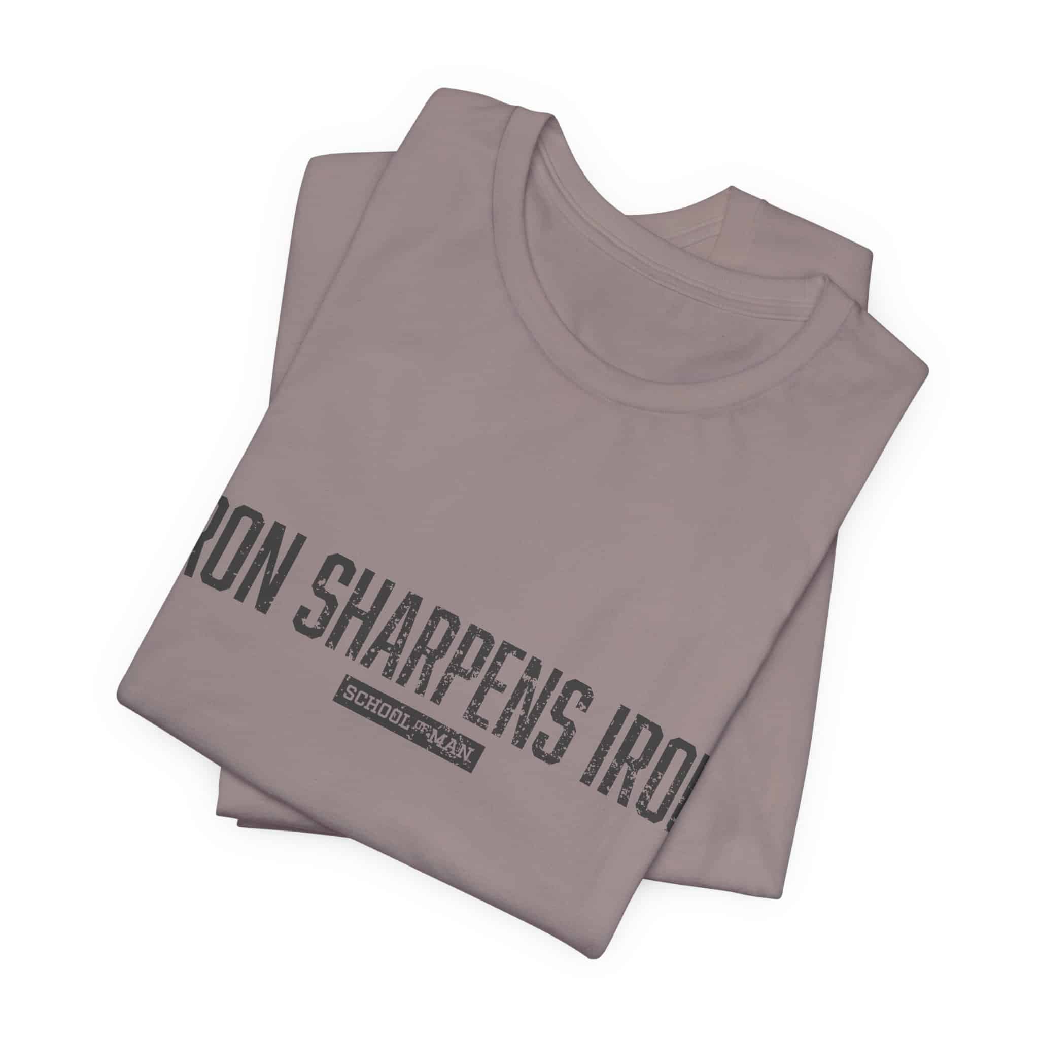 Iron Sharpens Iron tee | 'As One Man Sharpens Another' motivational shirt - Image 11