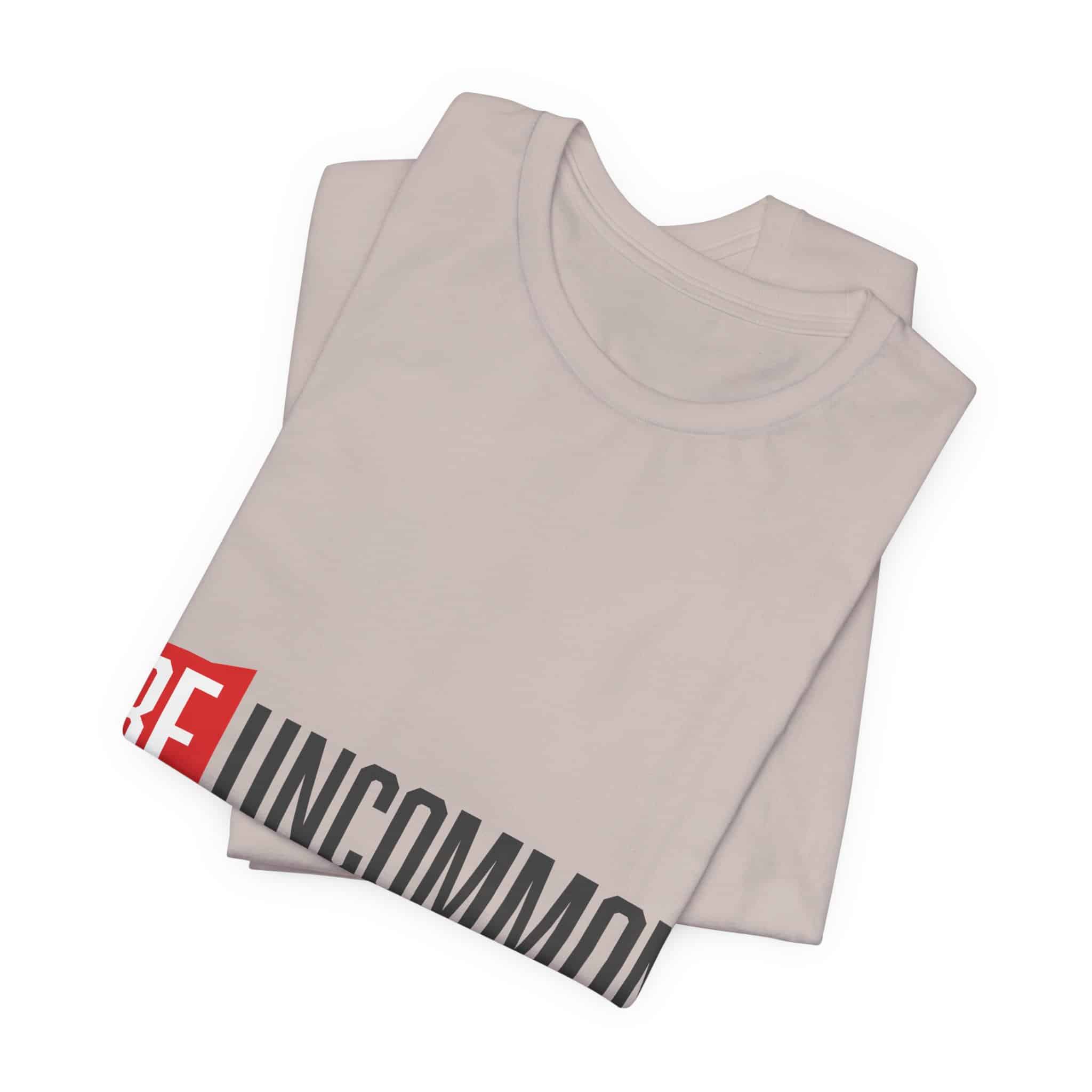 Be Uncommon graphic Tee | Motivational typography shirt, Red shield logo - Image 41
