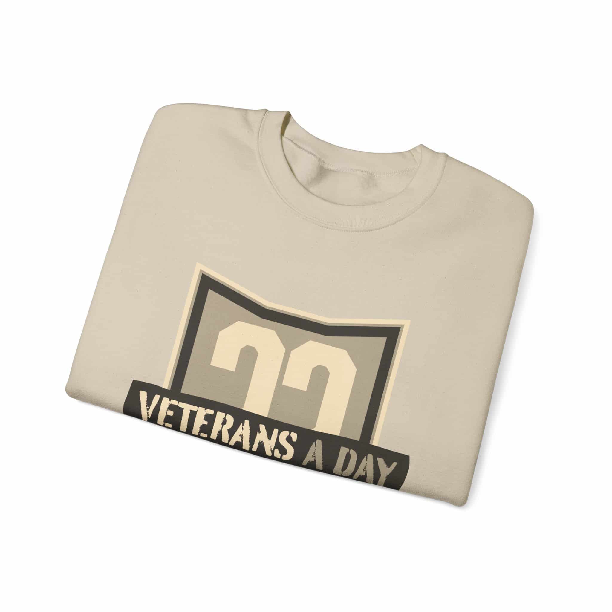 Veterans Day Shield Crewneck Sweatshirt — "Veterans A Day" Tribute - Image 15