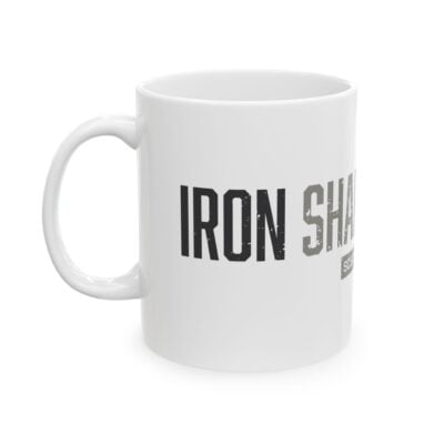 Inspirational Teacher Coffee Mug — “Iron Sharpens Iron” Ceramic Tea Cup (11oz, 15oz)