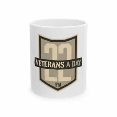 Veterans A Day Shield Coffee Mug – Military Tribute 11oz/15oz