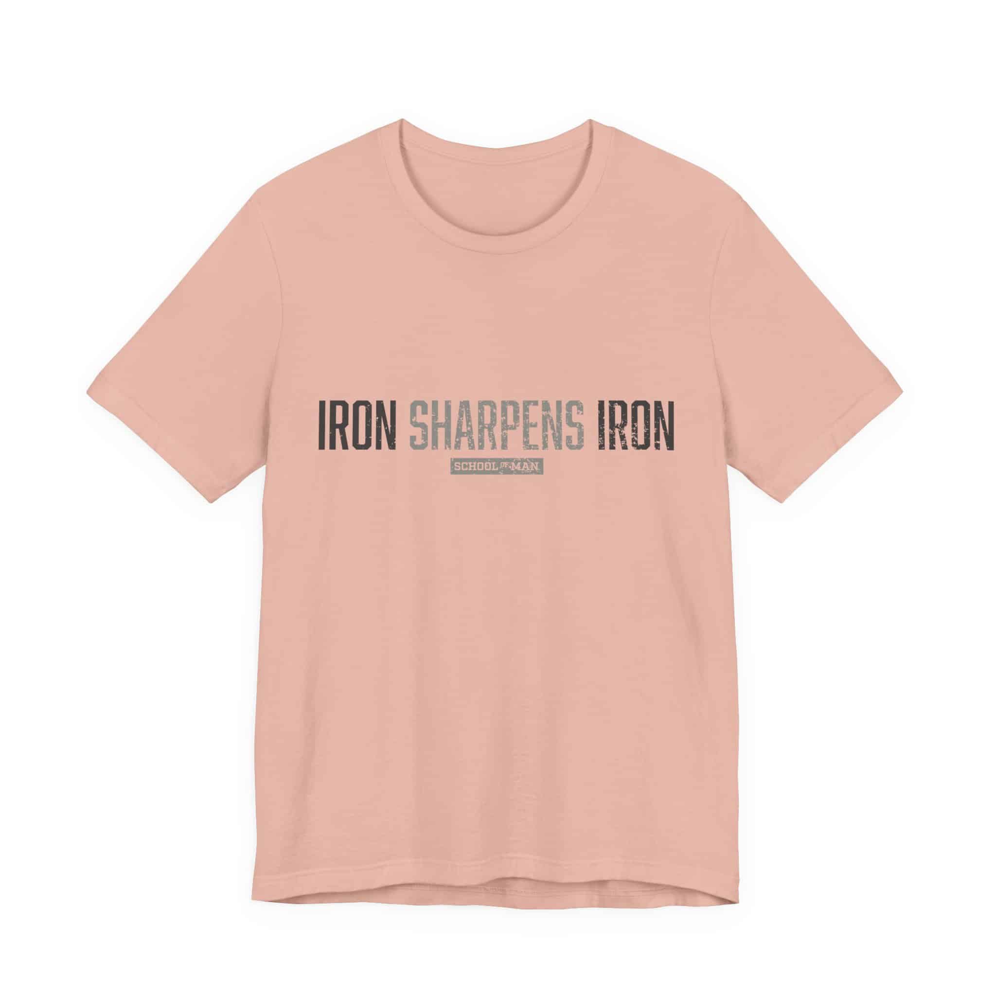 Iron Sharpens Iron T-Shirt | As One Man Sharpens Another, Faith-Based Tee - Image 5
