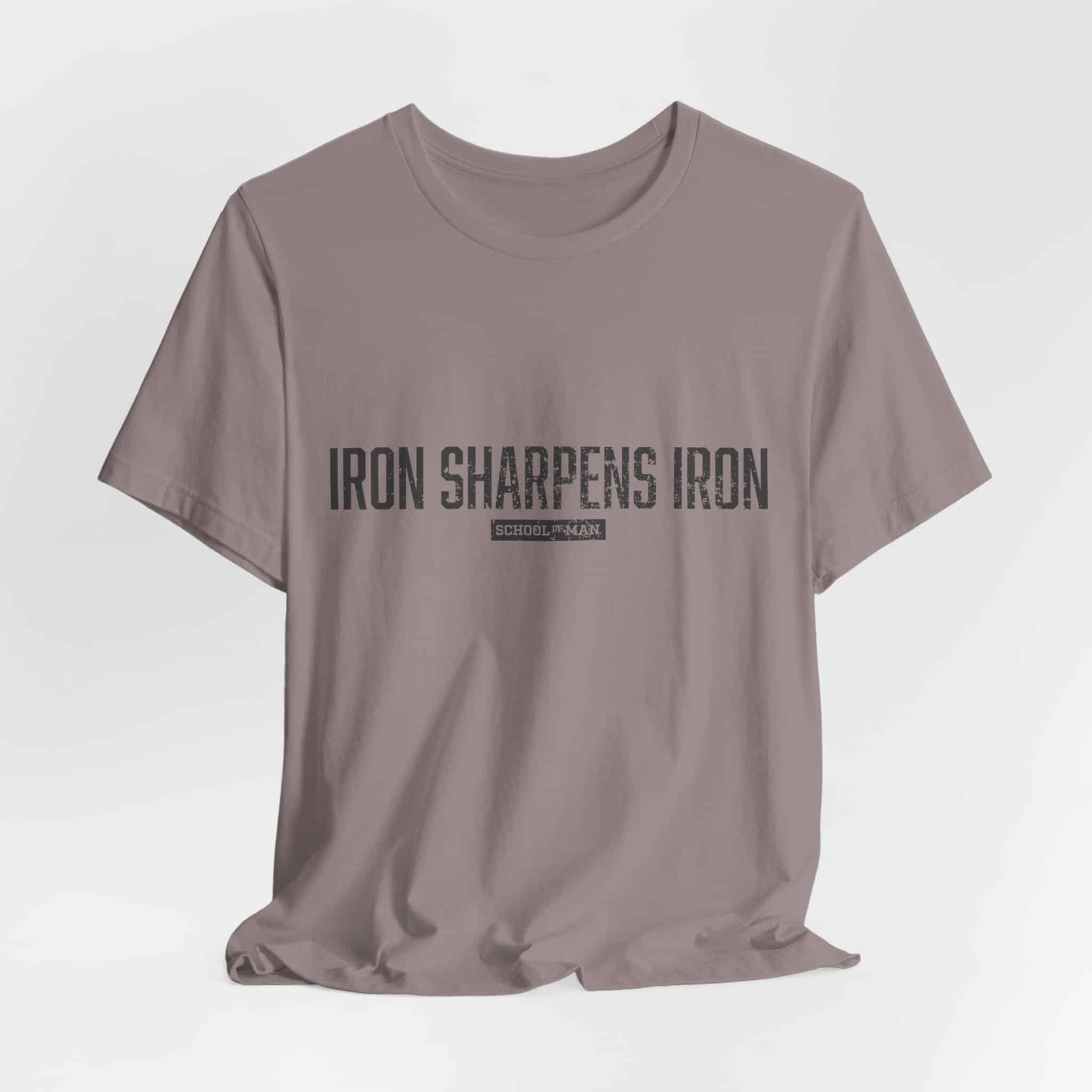 Iron Sharpens Iron tee | 'As One Man Sharpens Another' motivational shirt - Image 12