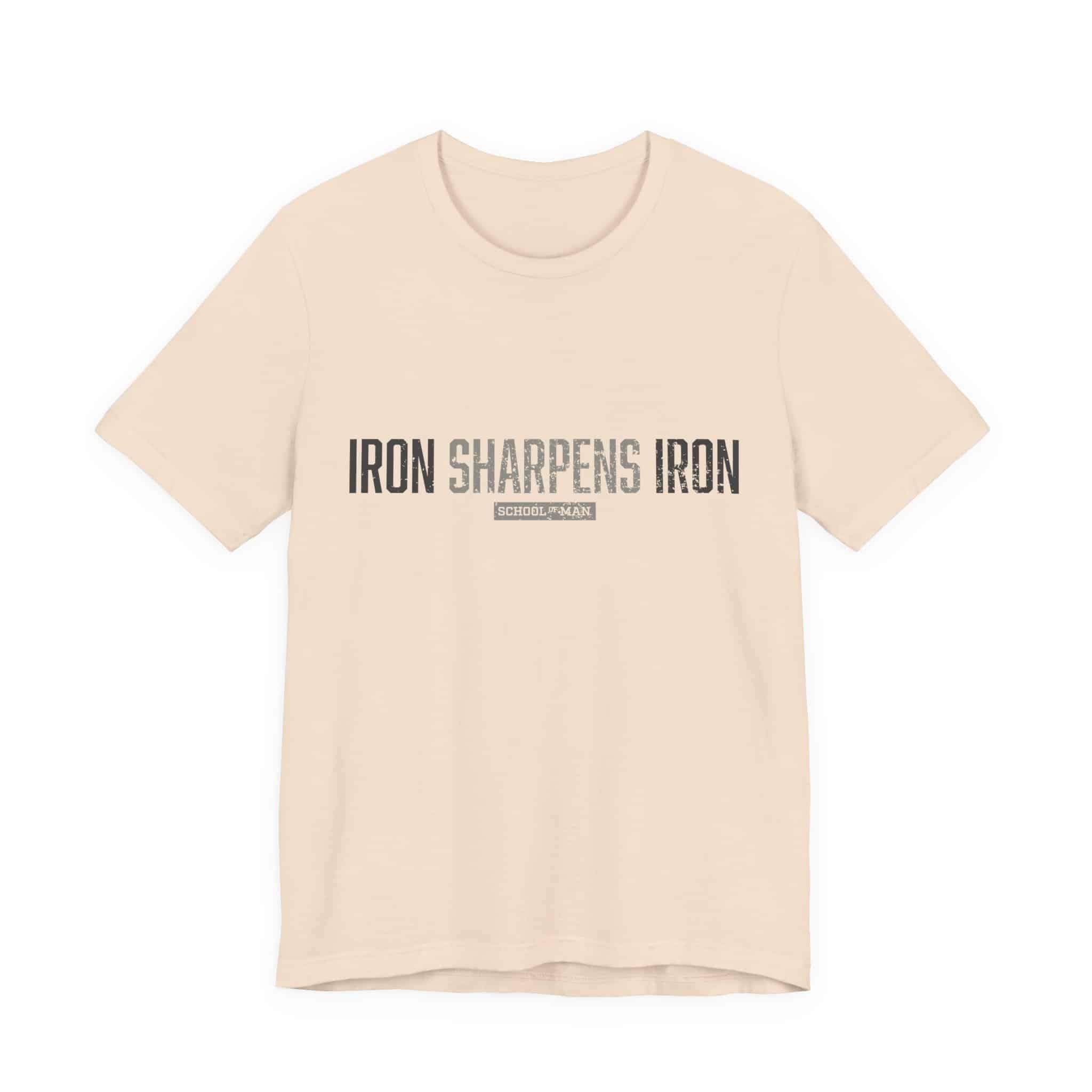 Iron Sharpens Iron T-Shirt | As One Man Sharpens Another, Faith-Based Tee - Image 9