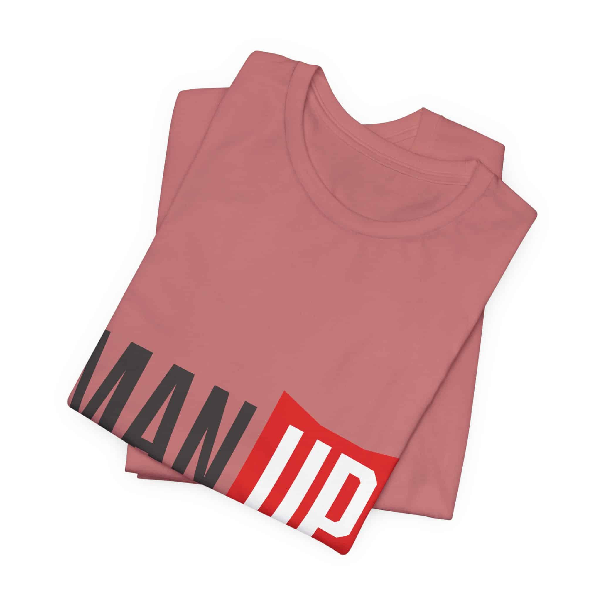 Man Up Shield logo T-Shirt | School of Man graphic tee - Image 10