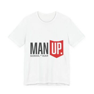 Man Up Shield logo T-Shirt | School of Man graphic tee