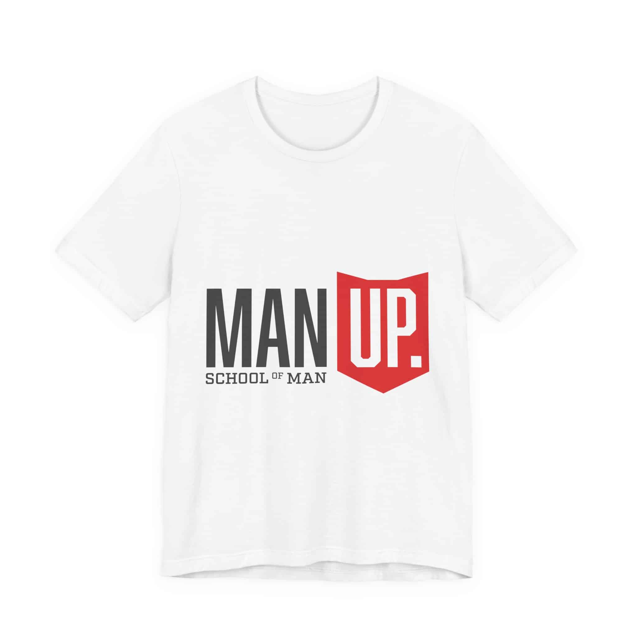 Man Up Shield logo T-Shirt | School of Man graphic tee