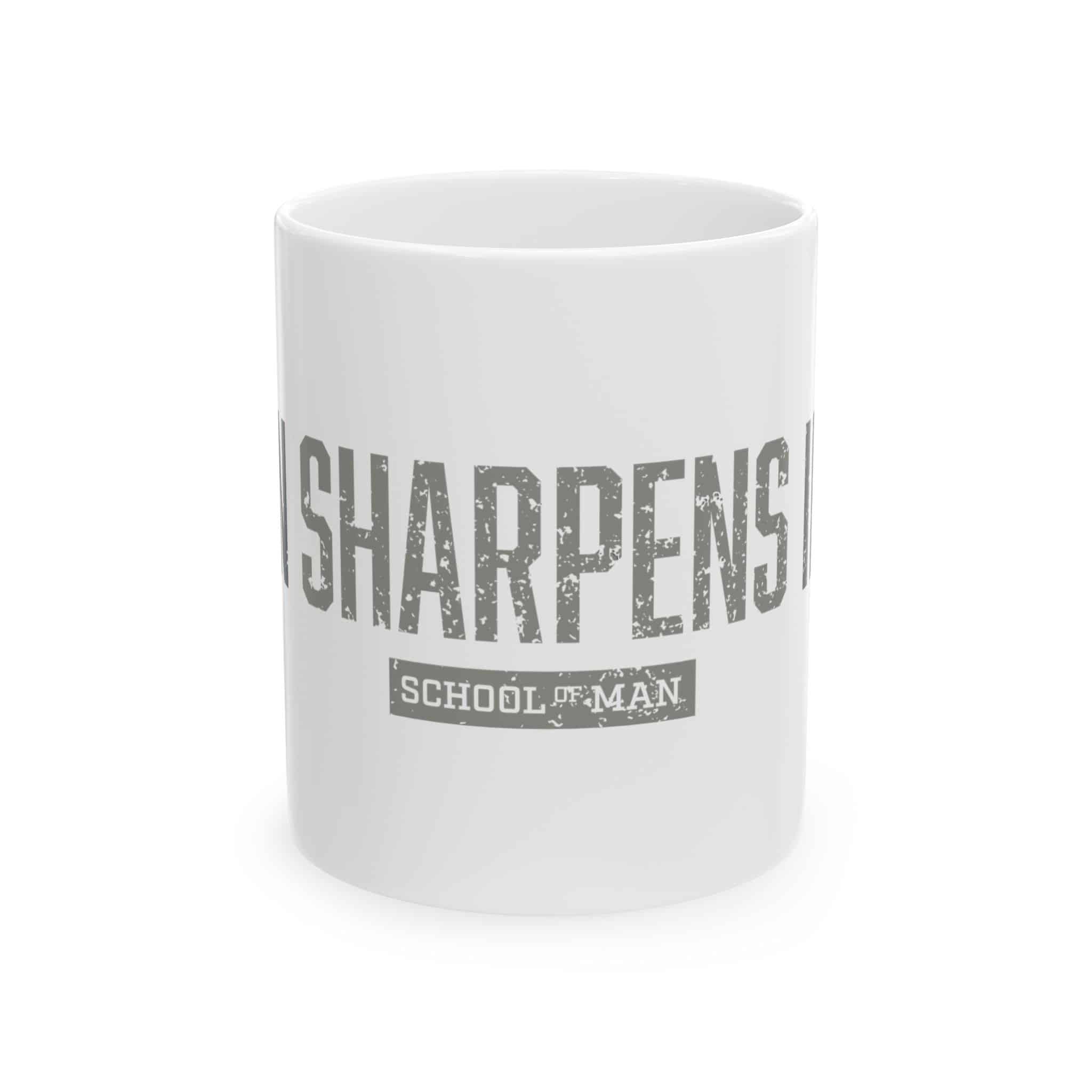 Inspirational Teacher Coffee Mug — “Iron Sharpens Iron” Ceramic Tea Cup (11oz, 15oz) - Image 3
