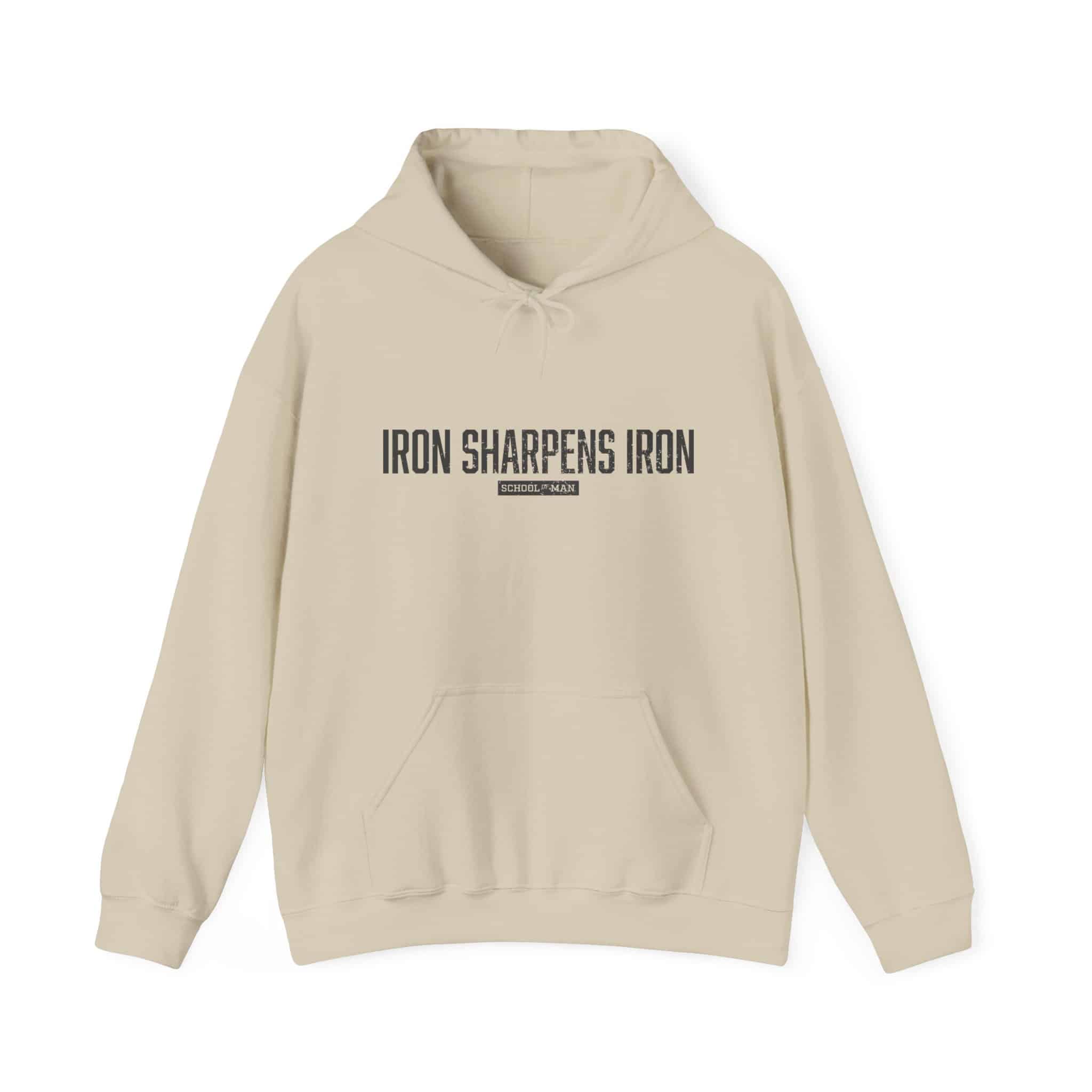 Iron Sharpens Iron Hoodie — Motivational Christian Faith Pullover - Image 7