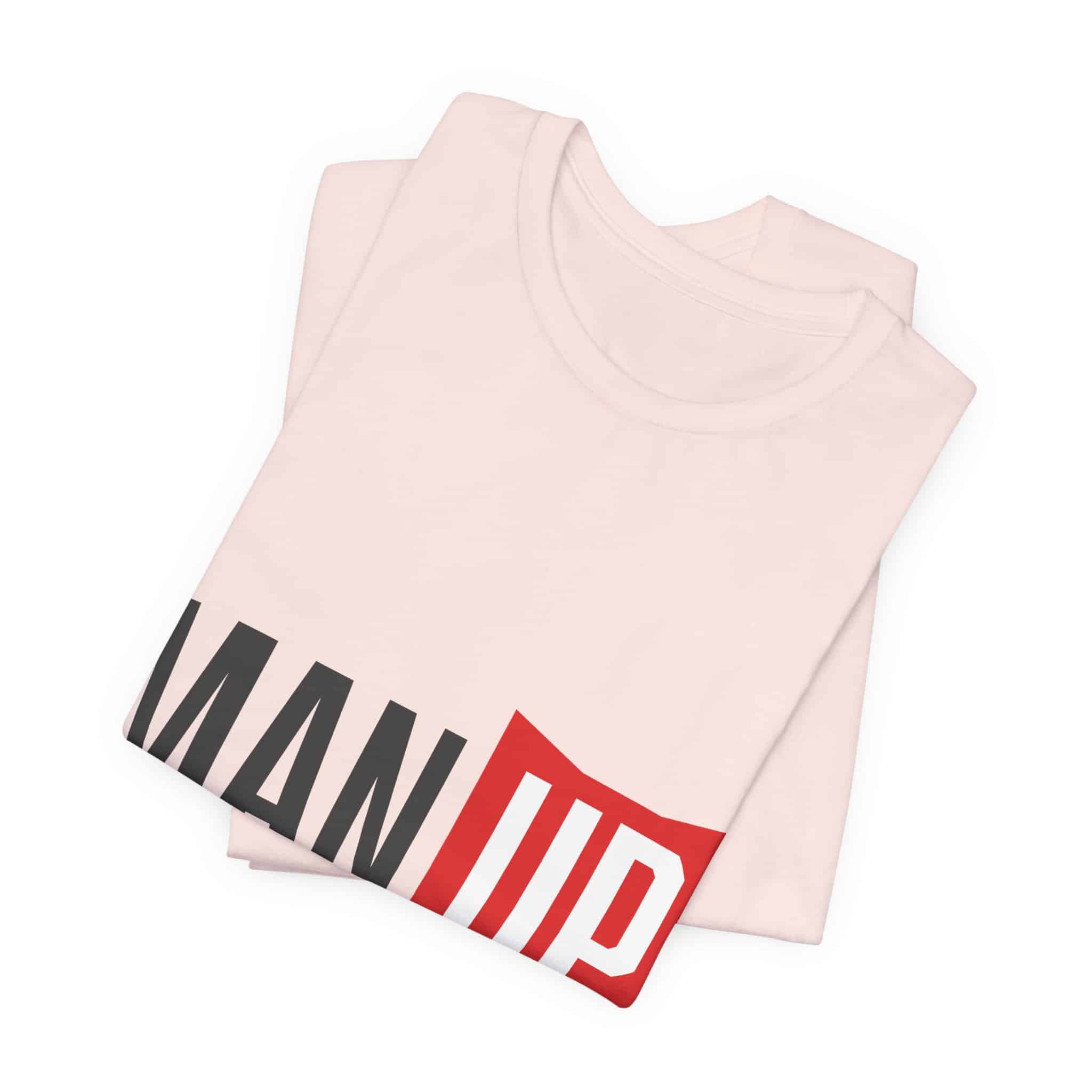Man Up Shield logo T-Shirt | School of Man graphic tee - Image 6