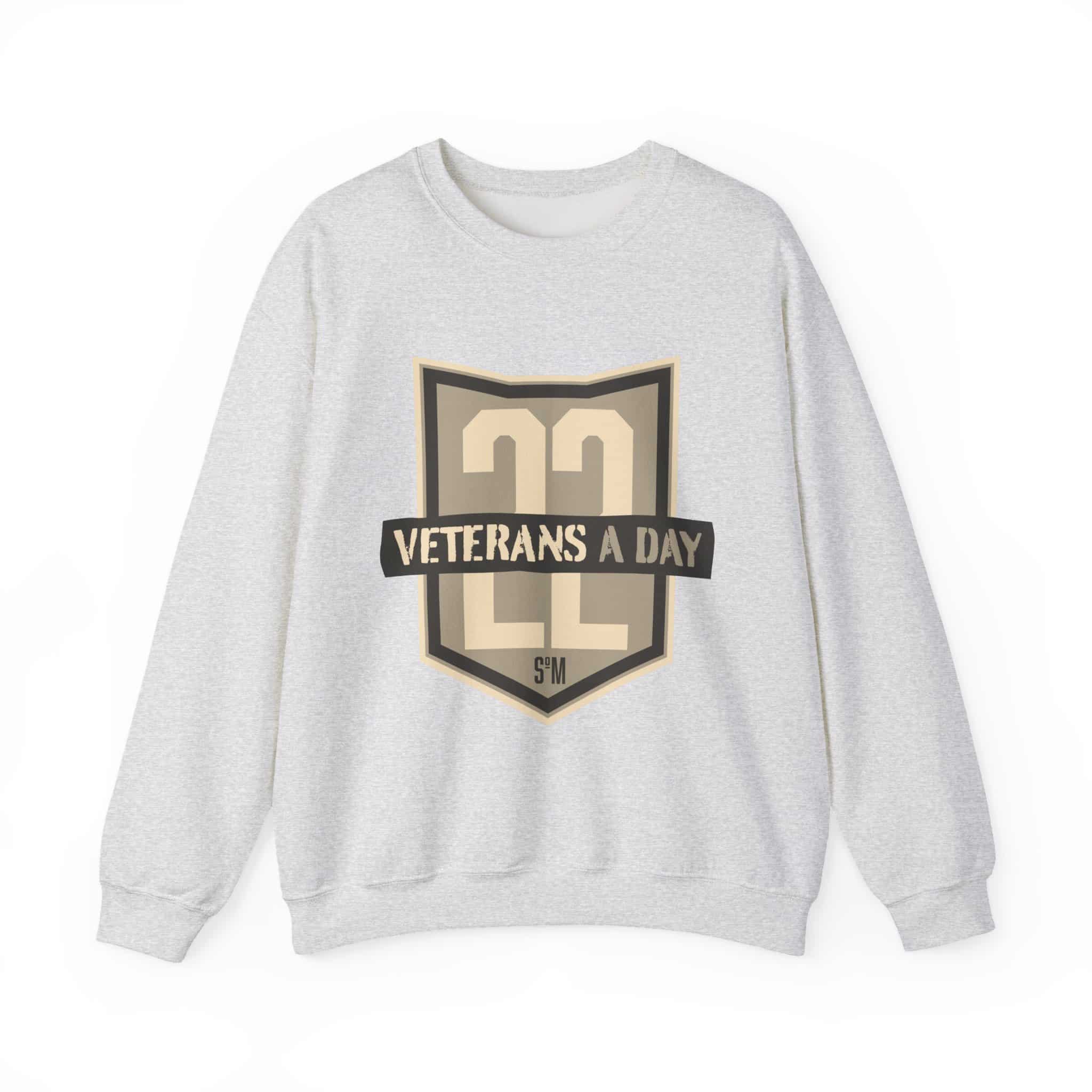 Veterans Day Shield Crewneck Sweatshirt — "Veterans A Day" Tribute - Image 7