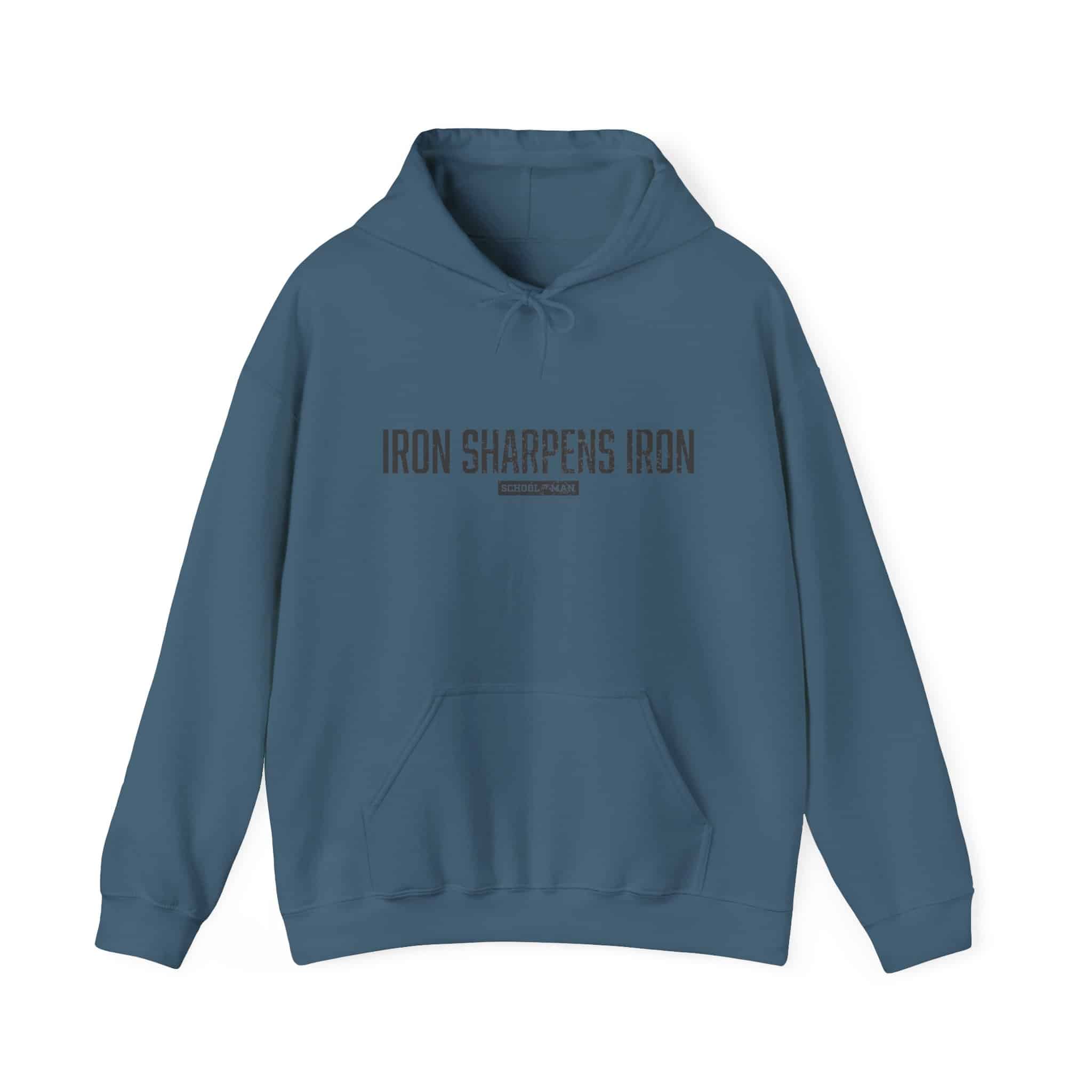 Iron Sharpens Iron Hoodie — Motivational Christian Faith Pullover - Image 25