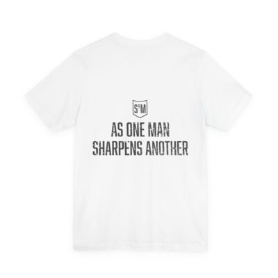 Iron Sharpens Iron tee | 'As One Man Sharpens Another' motivational shirt