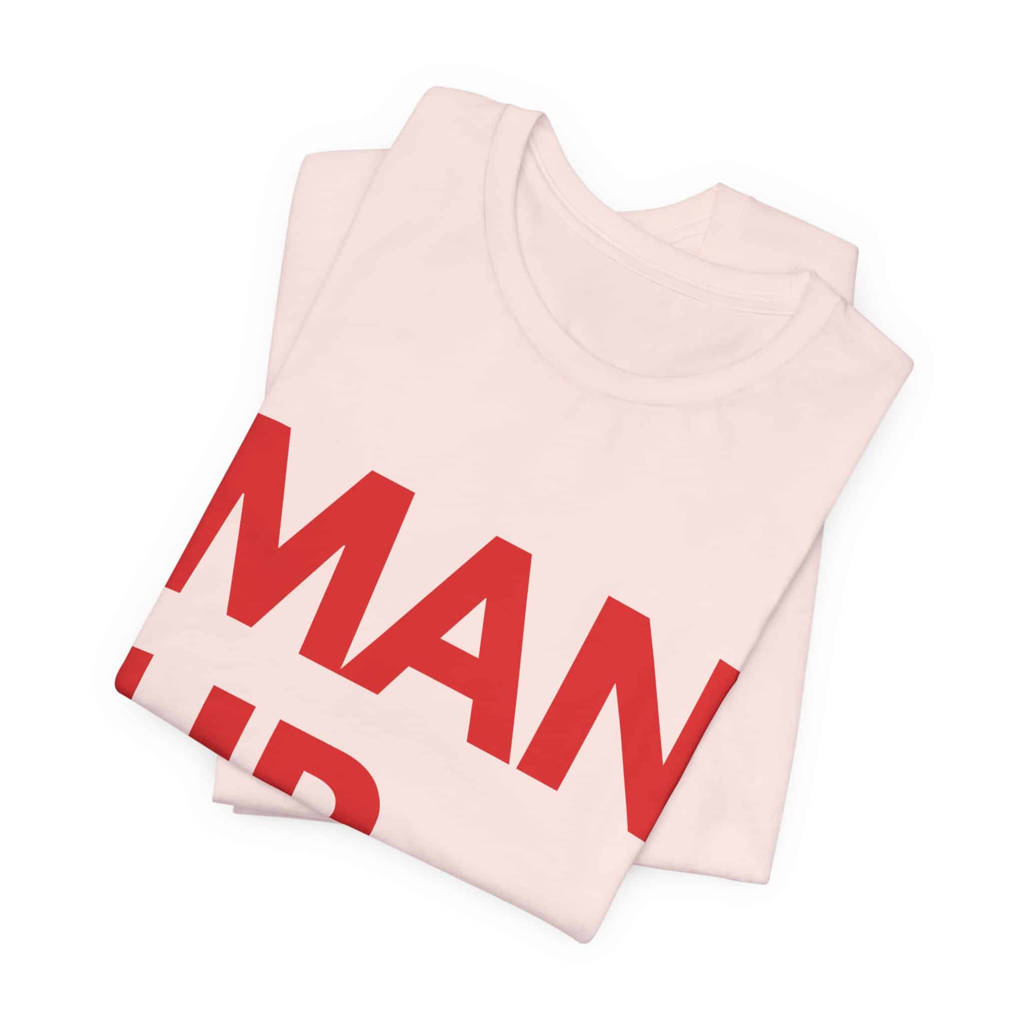 Man Up School of Man Tee | Masculine Typography Shirt - Image 7