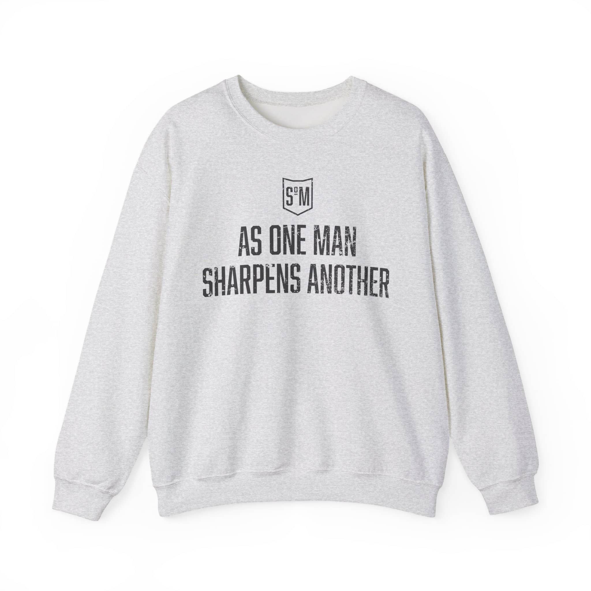 As One Man Sharpens Another Crewneck Sweatshirt - Image 7