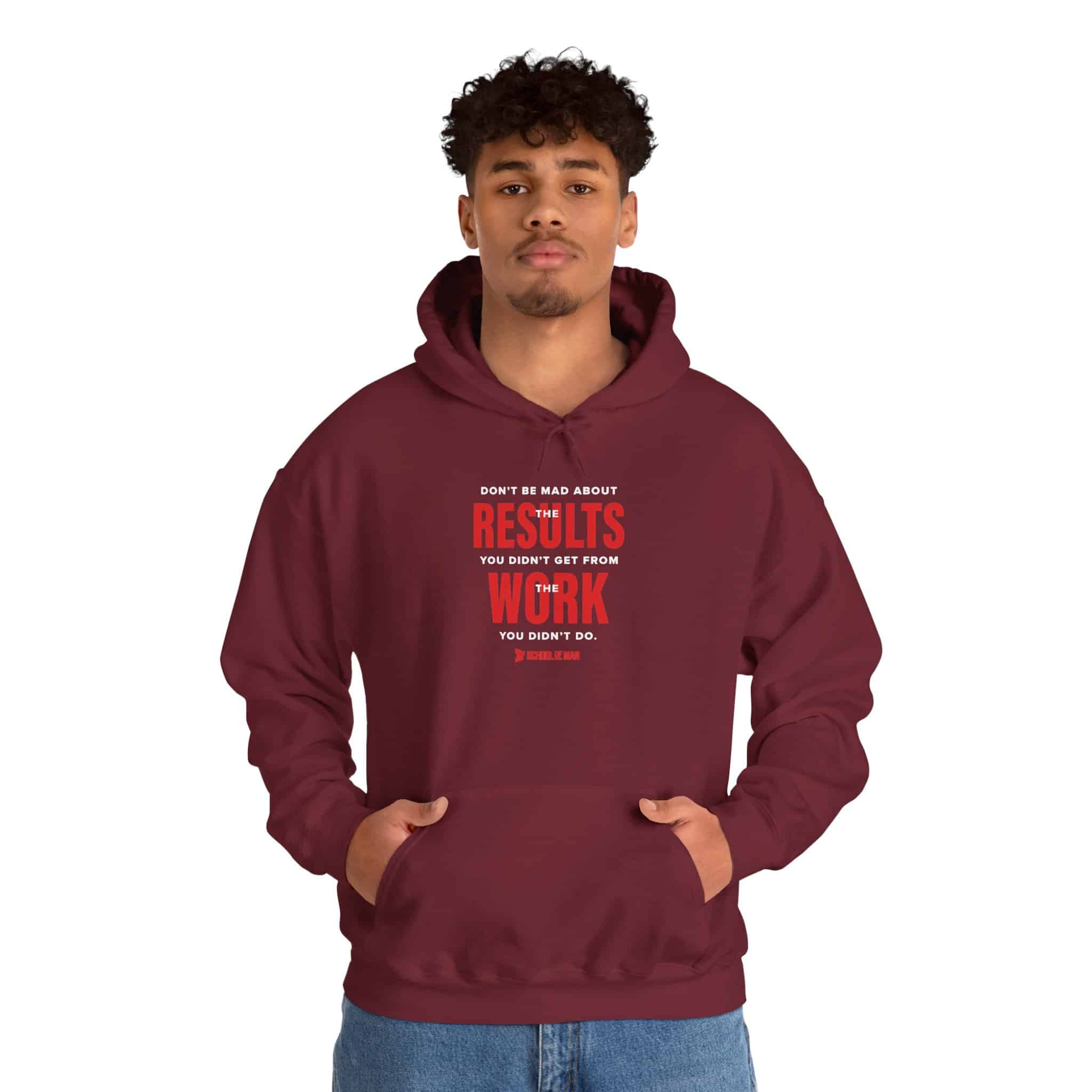 Results Over Excuses Hoodie — Motivational Work Quote Pullover - Image 29