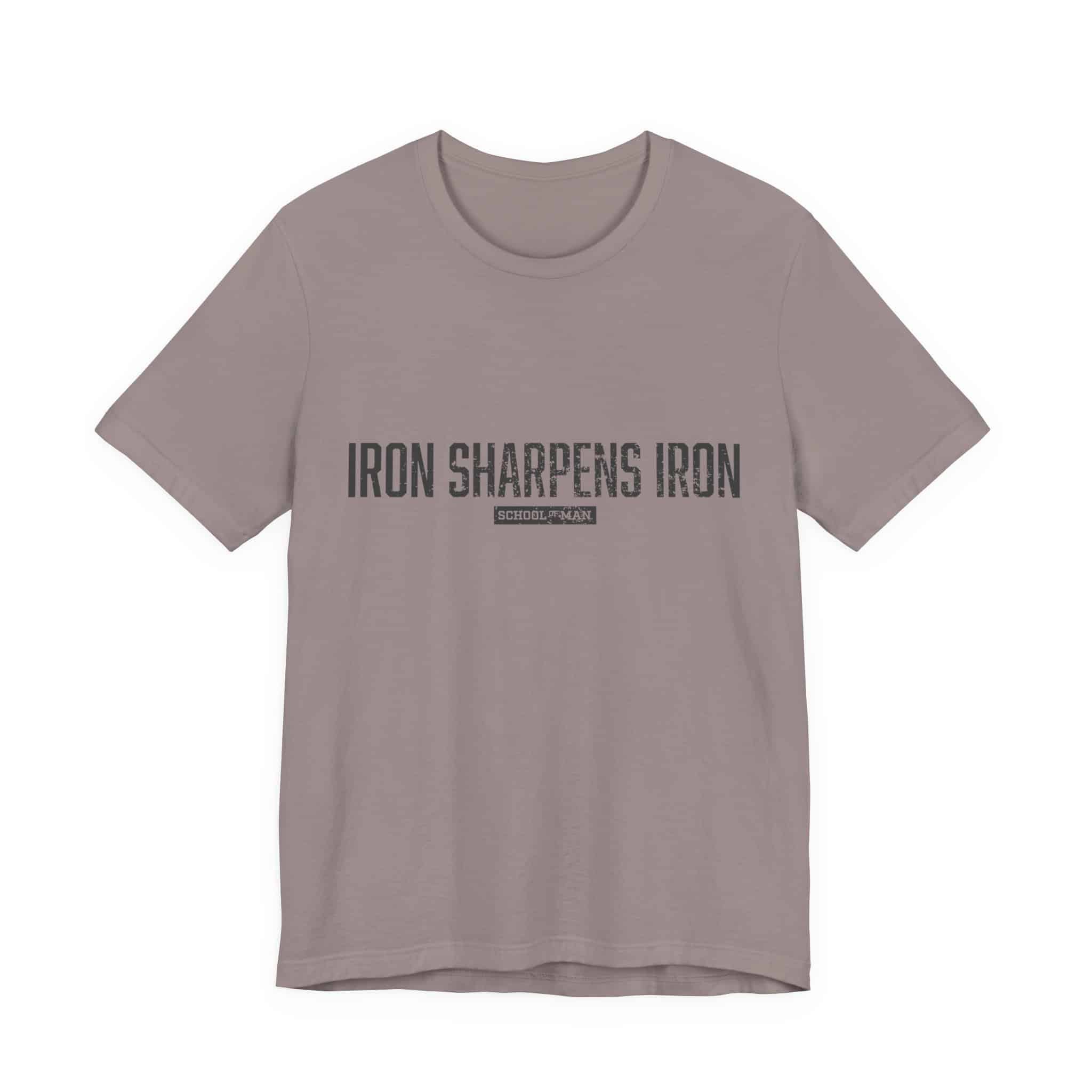 Iron Sharpens Iron tee | 'As One Man Sharpens Another' motivational shirt - Image 9