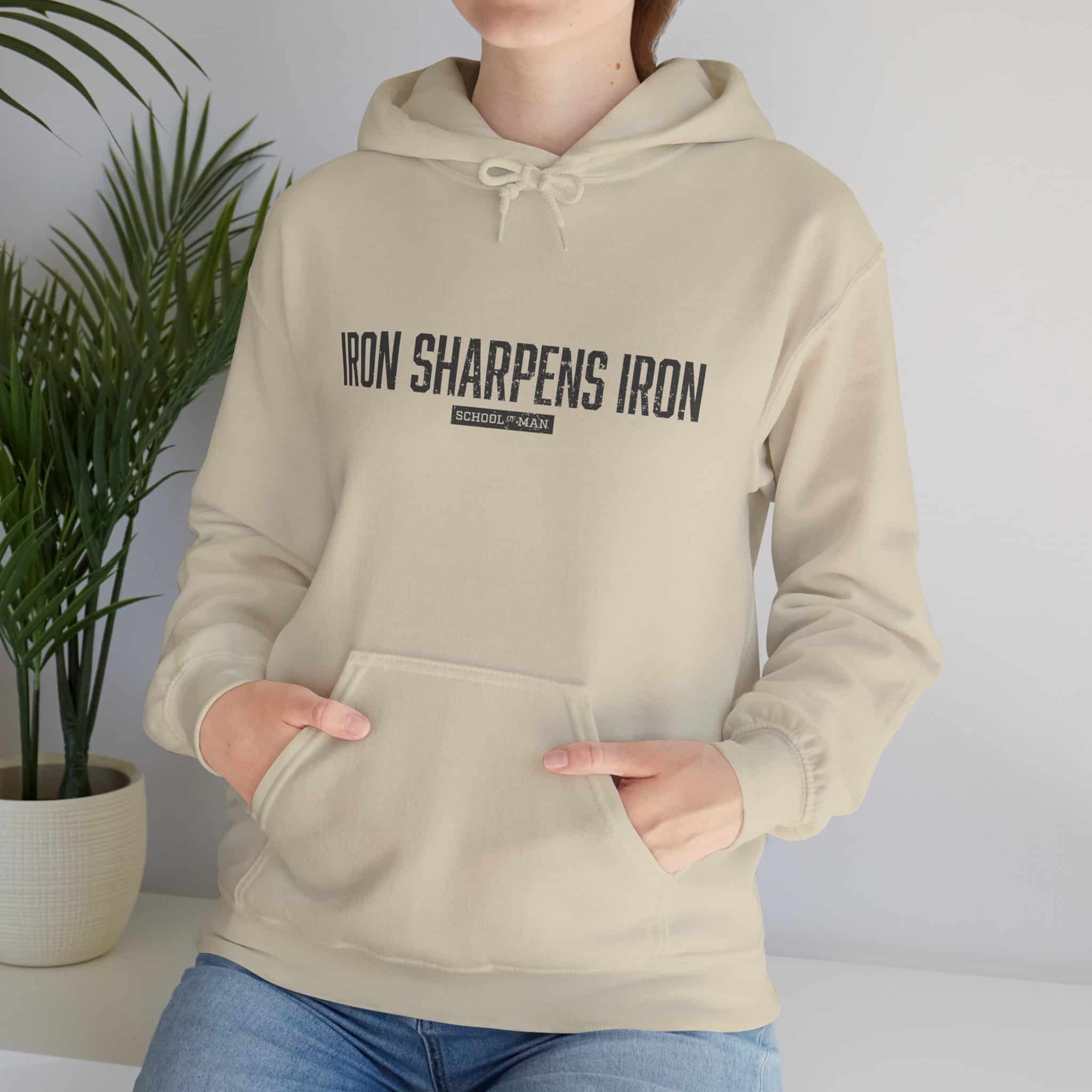 Iron Sharpens Iron Hoodie — Motivational Christian Faith Pullover - Image 11