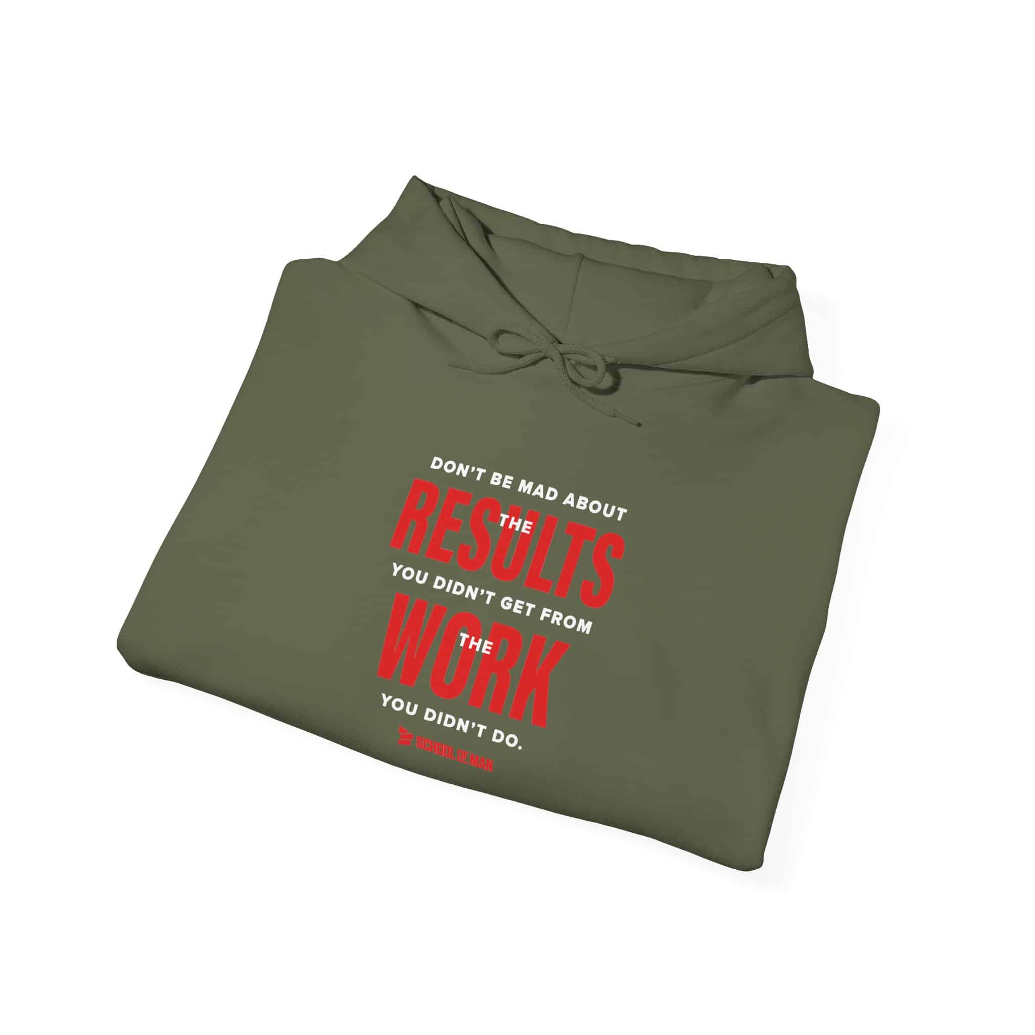 Results Over Excuses Hoodie — Motivational Work Quote Pullover - Image 16