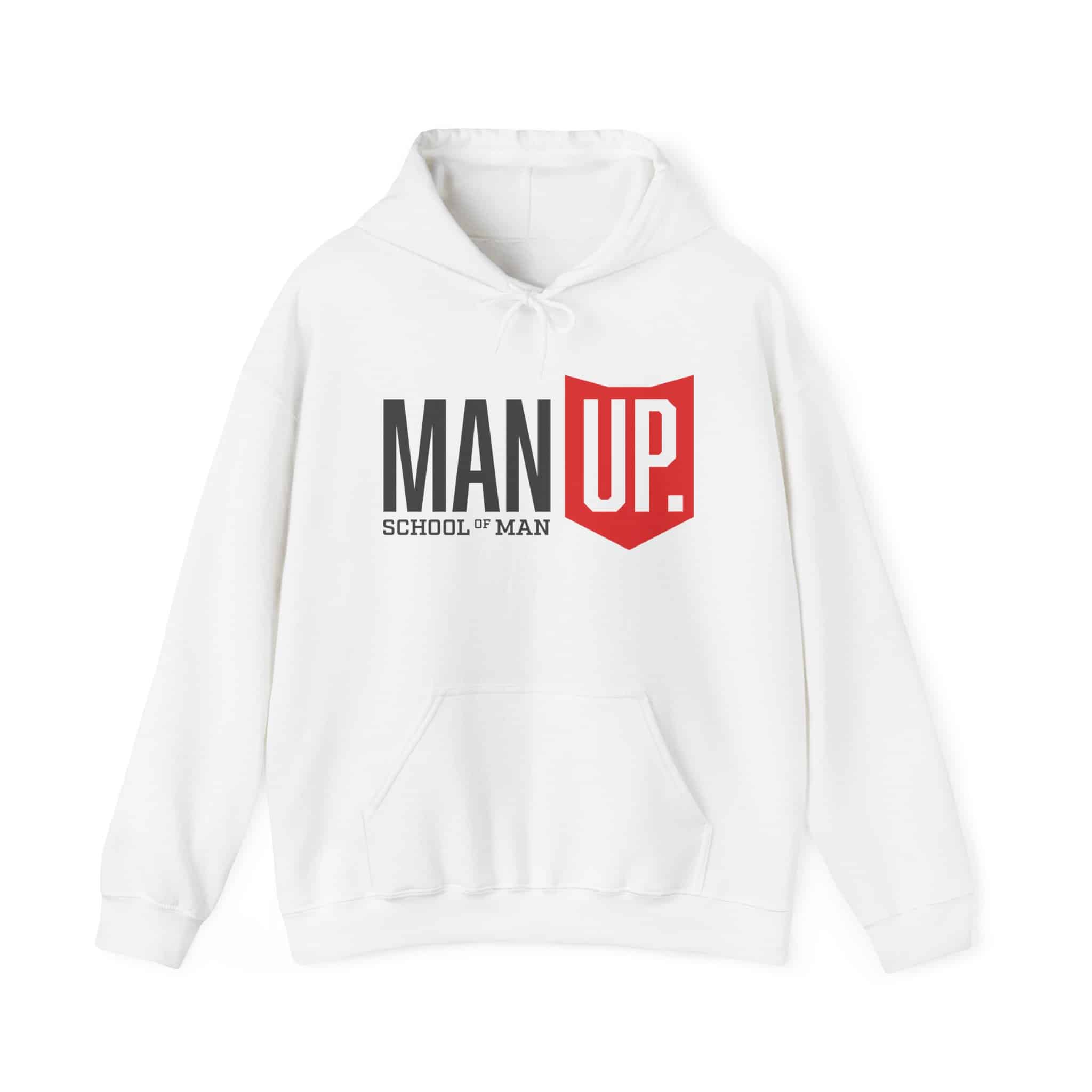 Man Up Hoodie - "Man Up" Motivational Pullover for Men