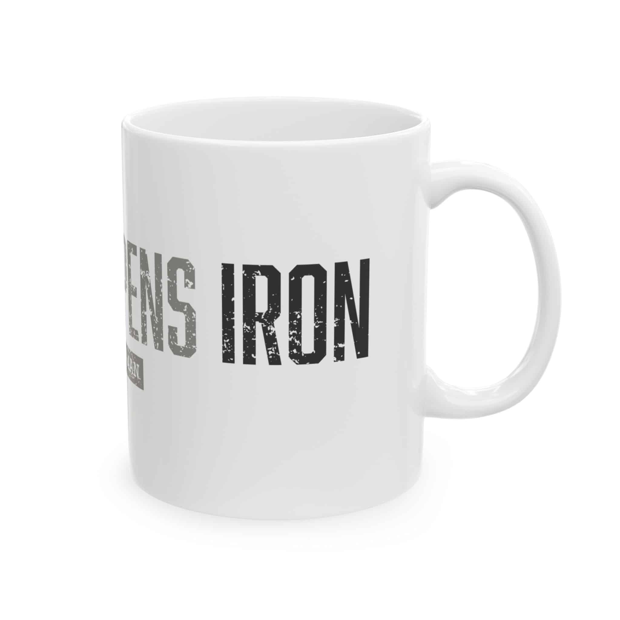 Inspirational Teacher Coffee Mug — “Iron Sharpens Iron” Ceramic Tea Cup (11oz, 15oz) - Image 4