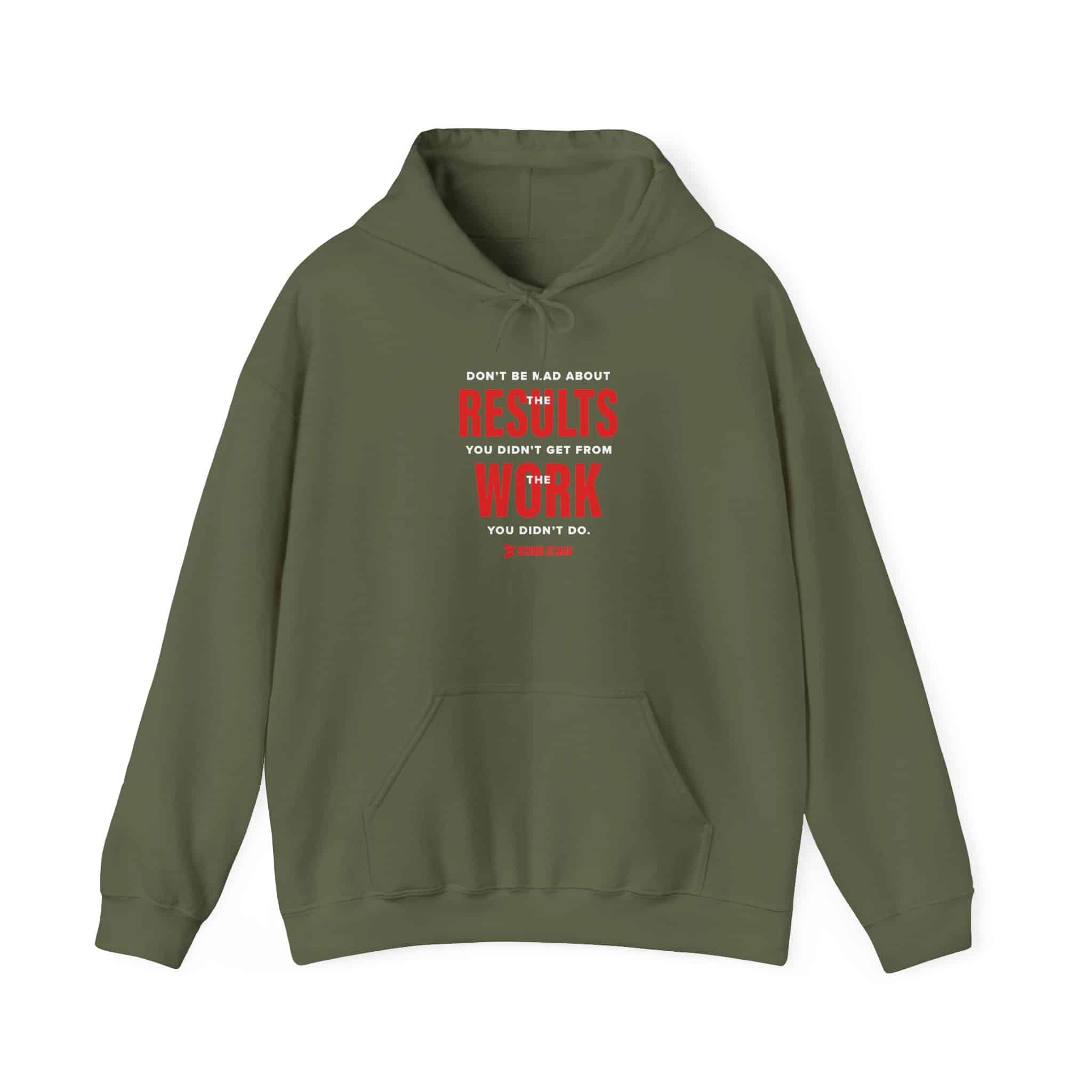 Results Over Excuses Hoodie — Motivational Work Quote Pullover - Image 13
