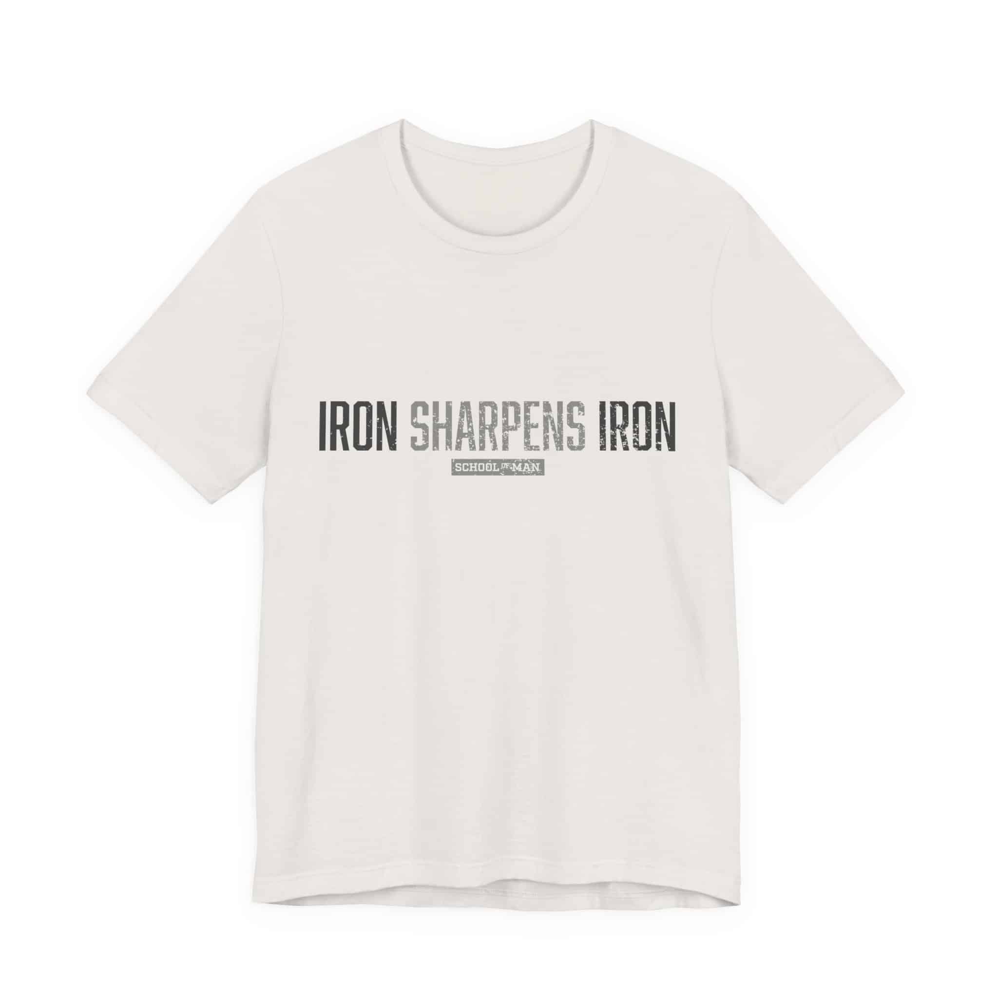 Iron Sharpens Iron T-Shirt | As One Man Sharpens Another, Faith-Based Tee - Image 13