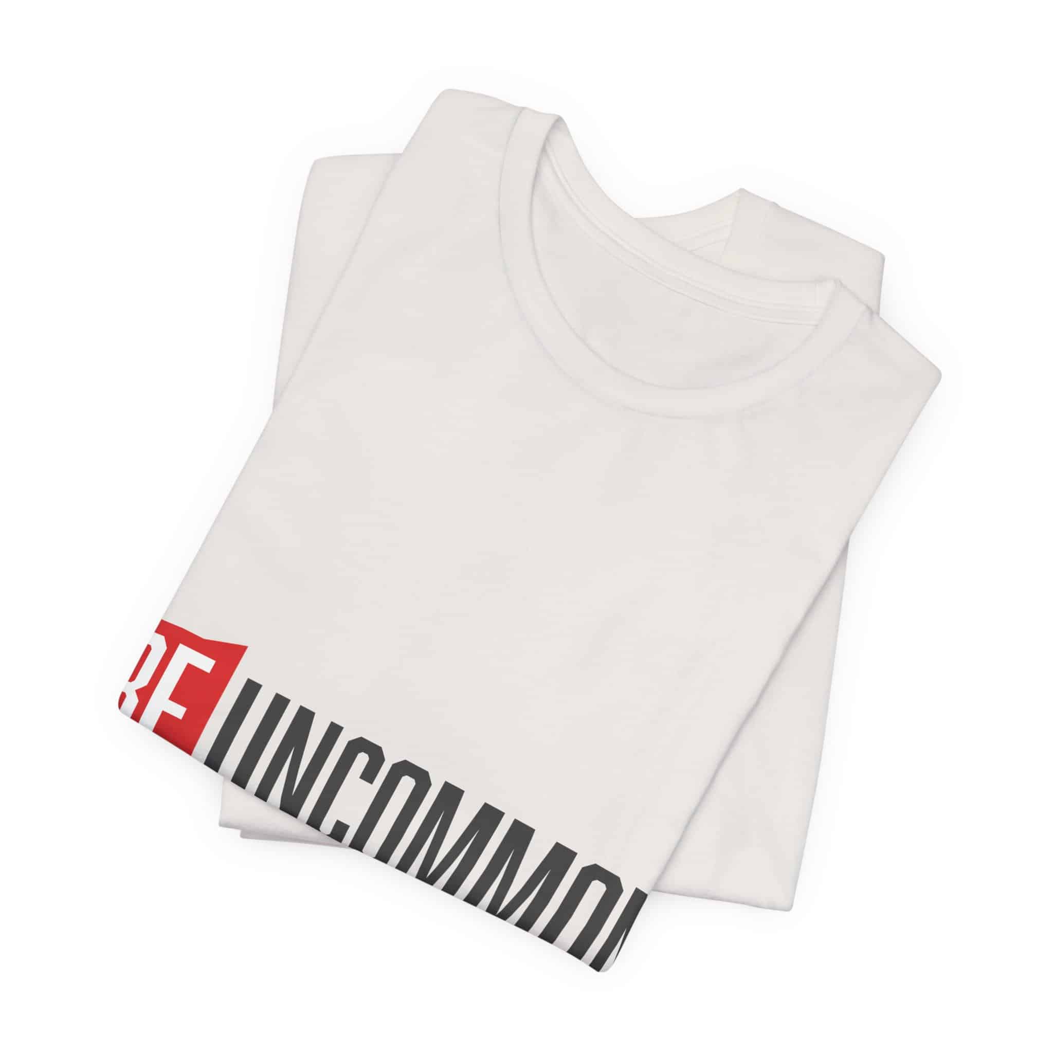Be Uncommon graphic Tee | Motivational typography shirt, Red shield logo - Image 29