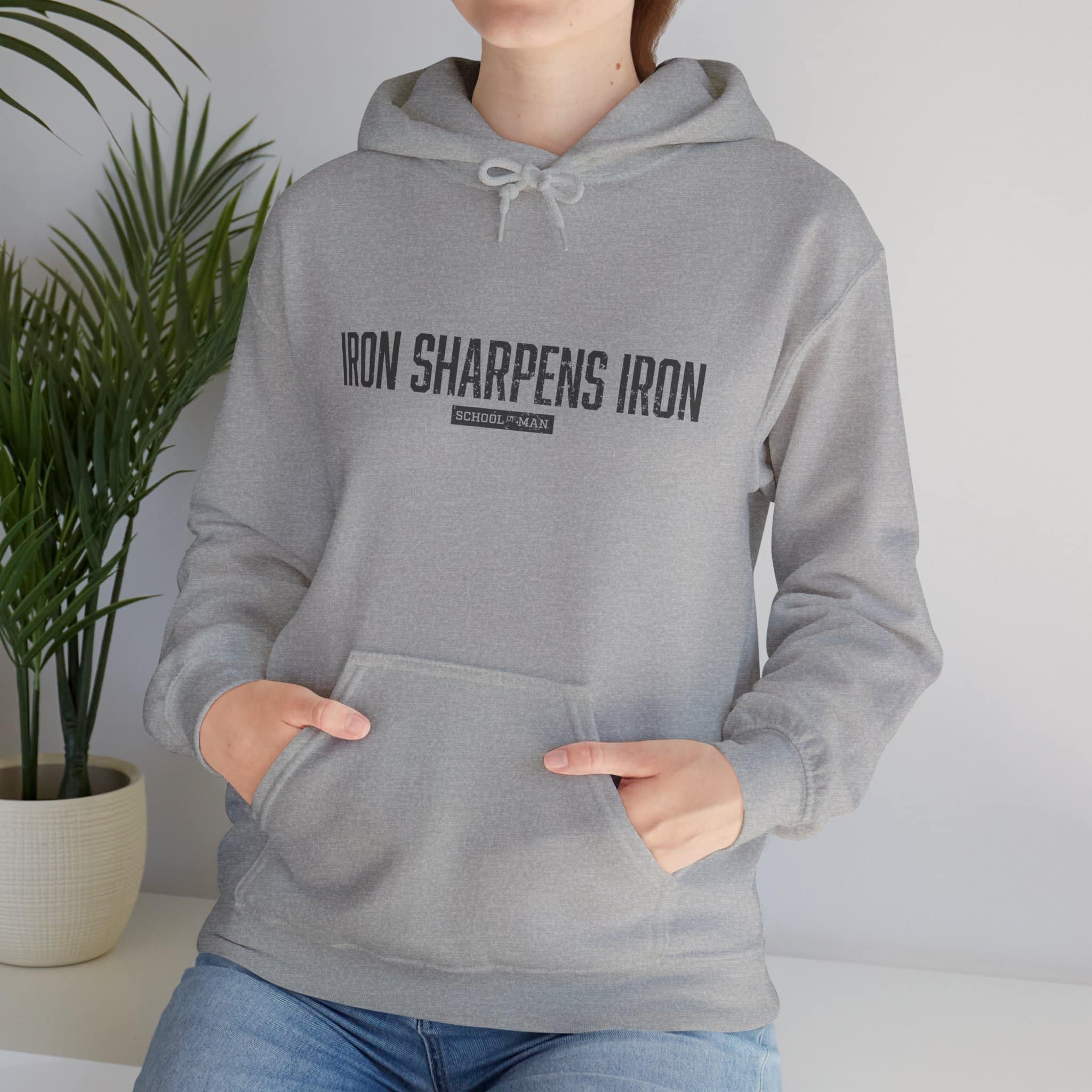 Iron Sharpens Iron Hoodie — Motivational Christian Faith Pullover - Image 17