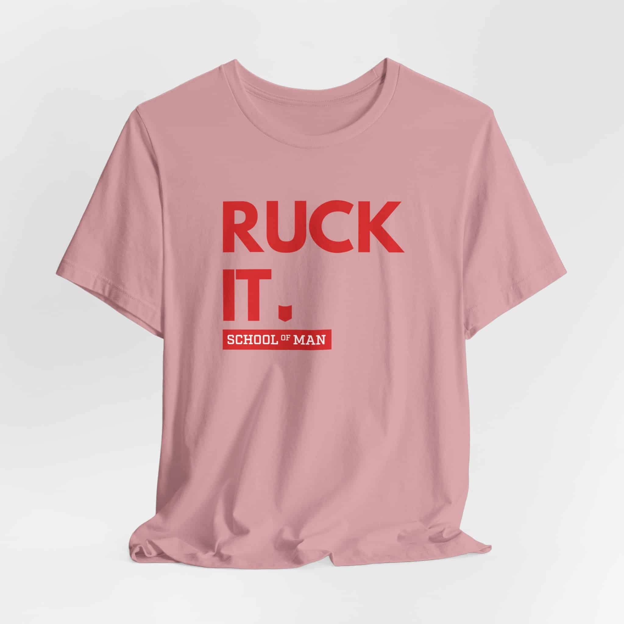 Ruck It School of Man T-Shirt | Military Rucking Fitness Tee - Image 52