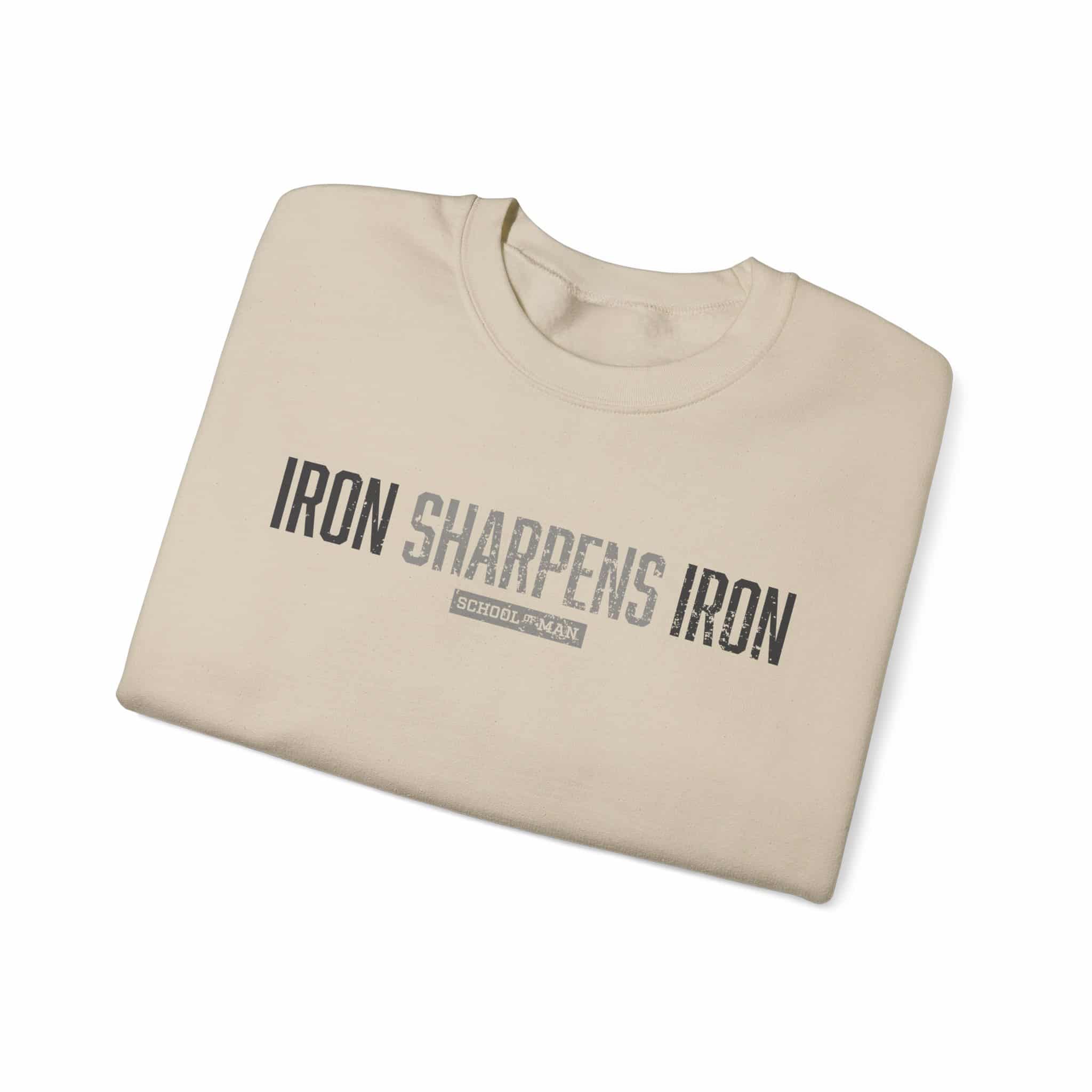 Crewneck Sweatshirt — "Iron Sharpens Iron" Motivational Pullover - Image 11