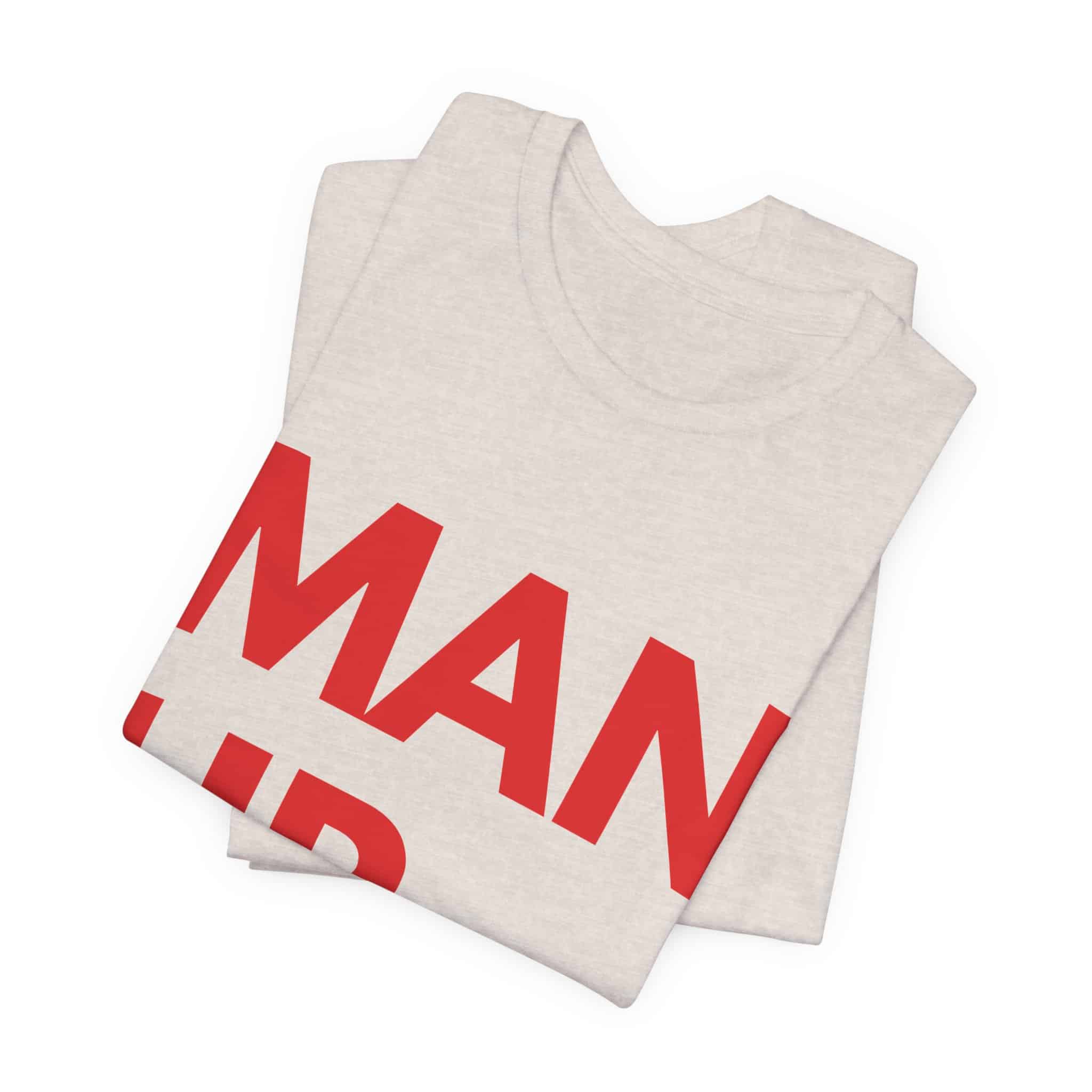Man Up School of Man Tee | Masculine Typography Shirt - Image 15