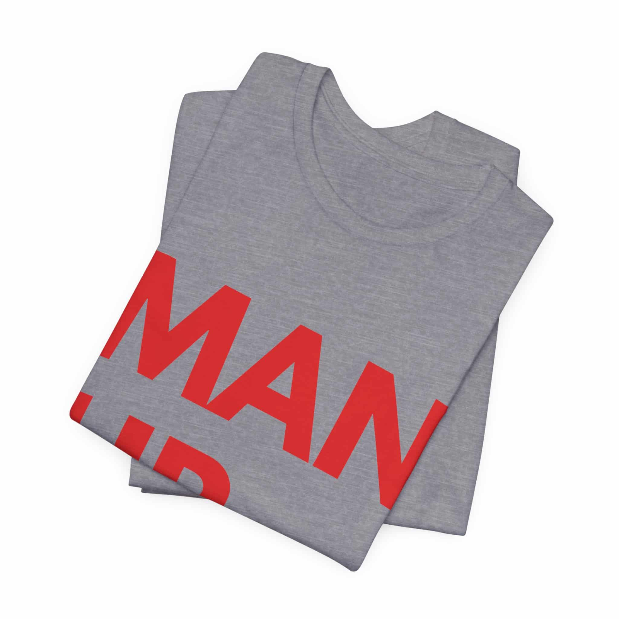 Man Up School of Man Tee | Masculine Typography Shirt - Image 47