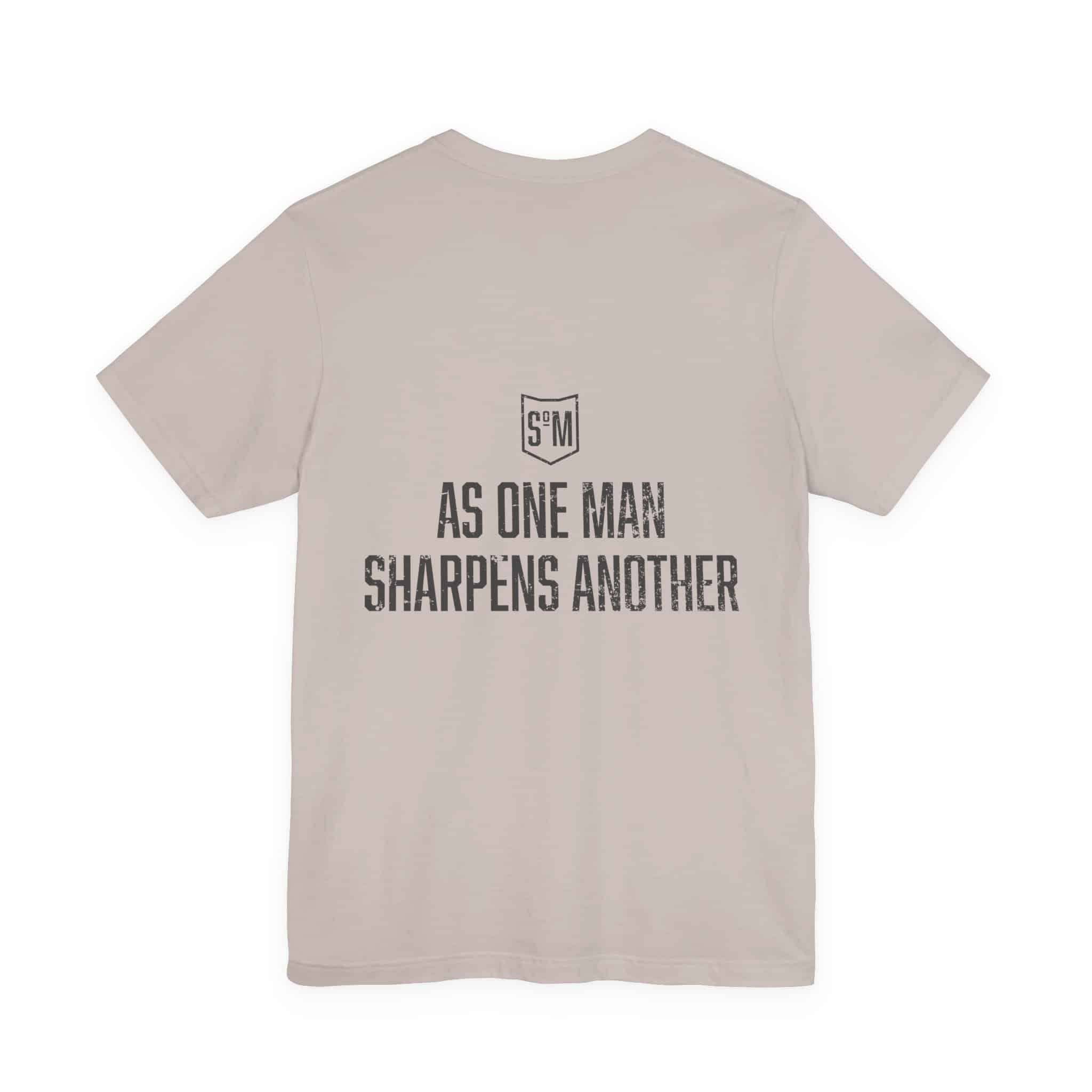 Iron Sharpens Iron T-Shirt | As One Man Sharpens Another, Faith-Based Tee - Image 18